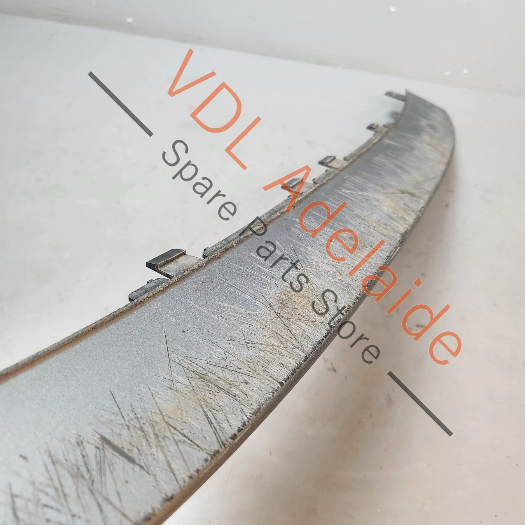 Genuine Audi S3 8P Front Bumper Lower Middle Spoiler Satin Silver 8P0807110E 1RR - Image 2