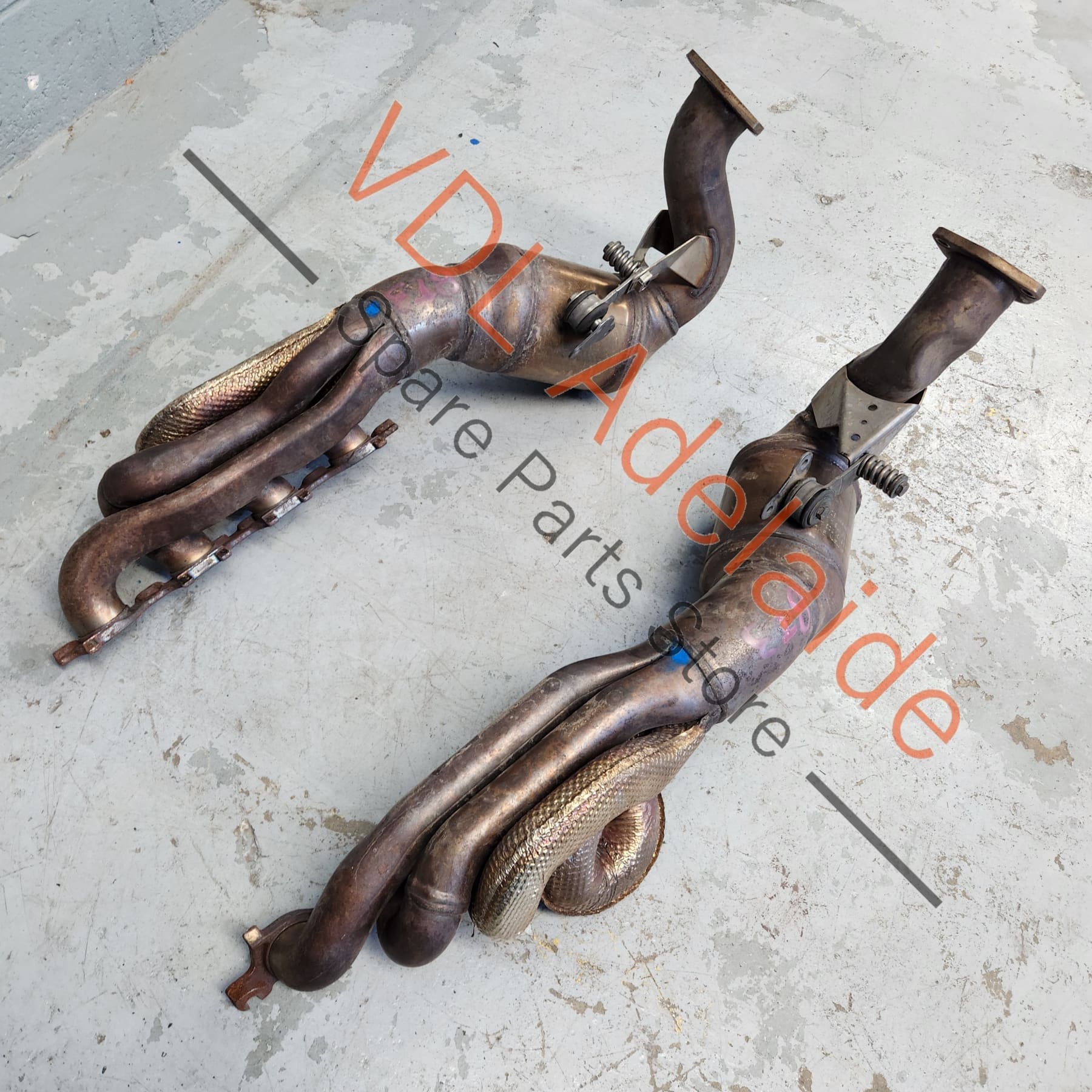 Audi RS5 Pair of Exhaust Manifolds 8T0253019EX 8T0253020EX - Image 3