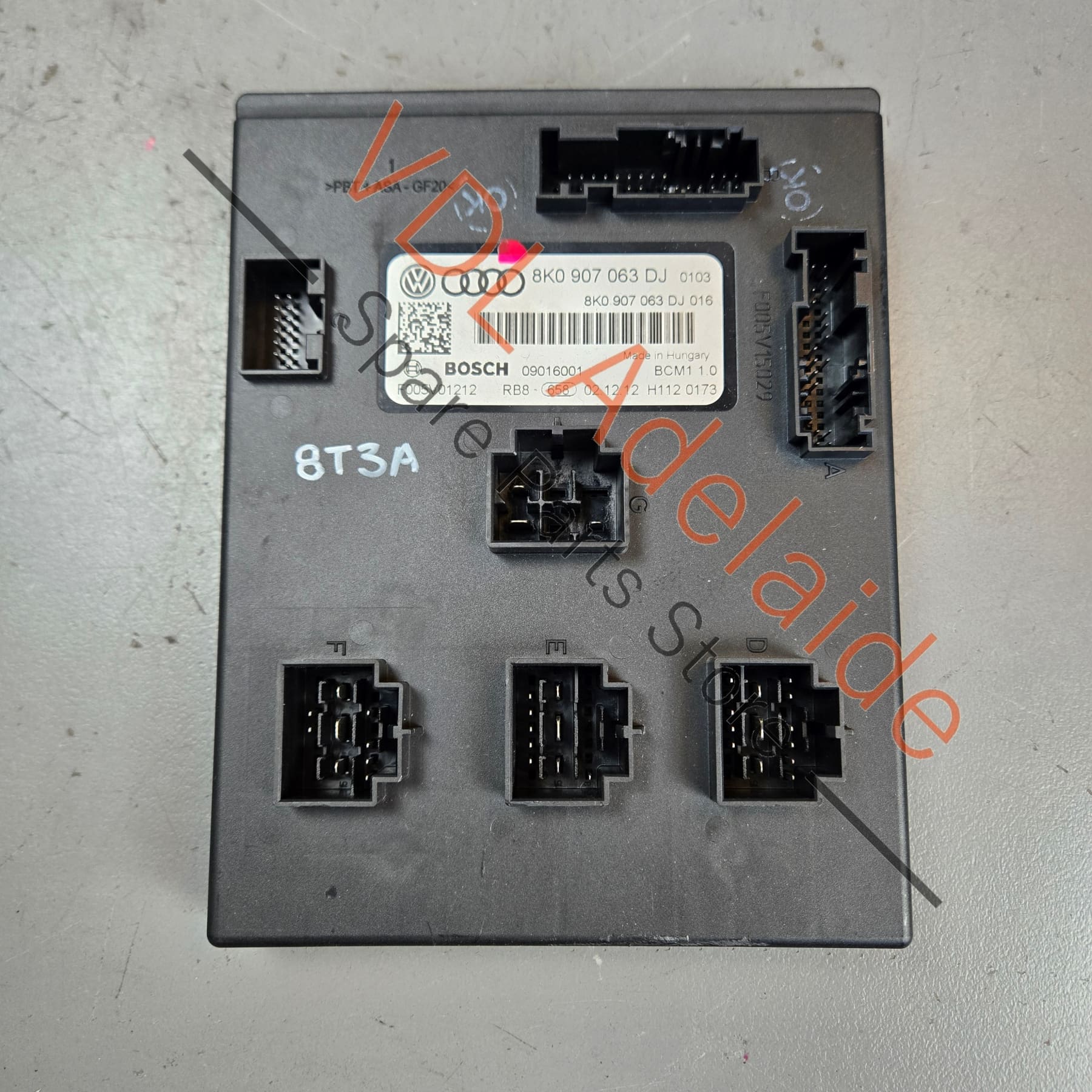 Audi RS5 Central Control Unit Onboard Supply Convenience Module 8K0907063DJ 8K0907063DL