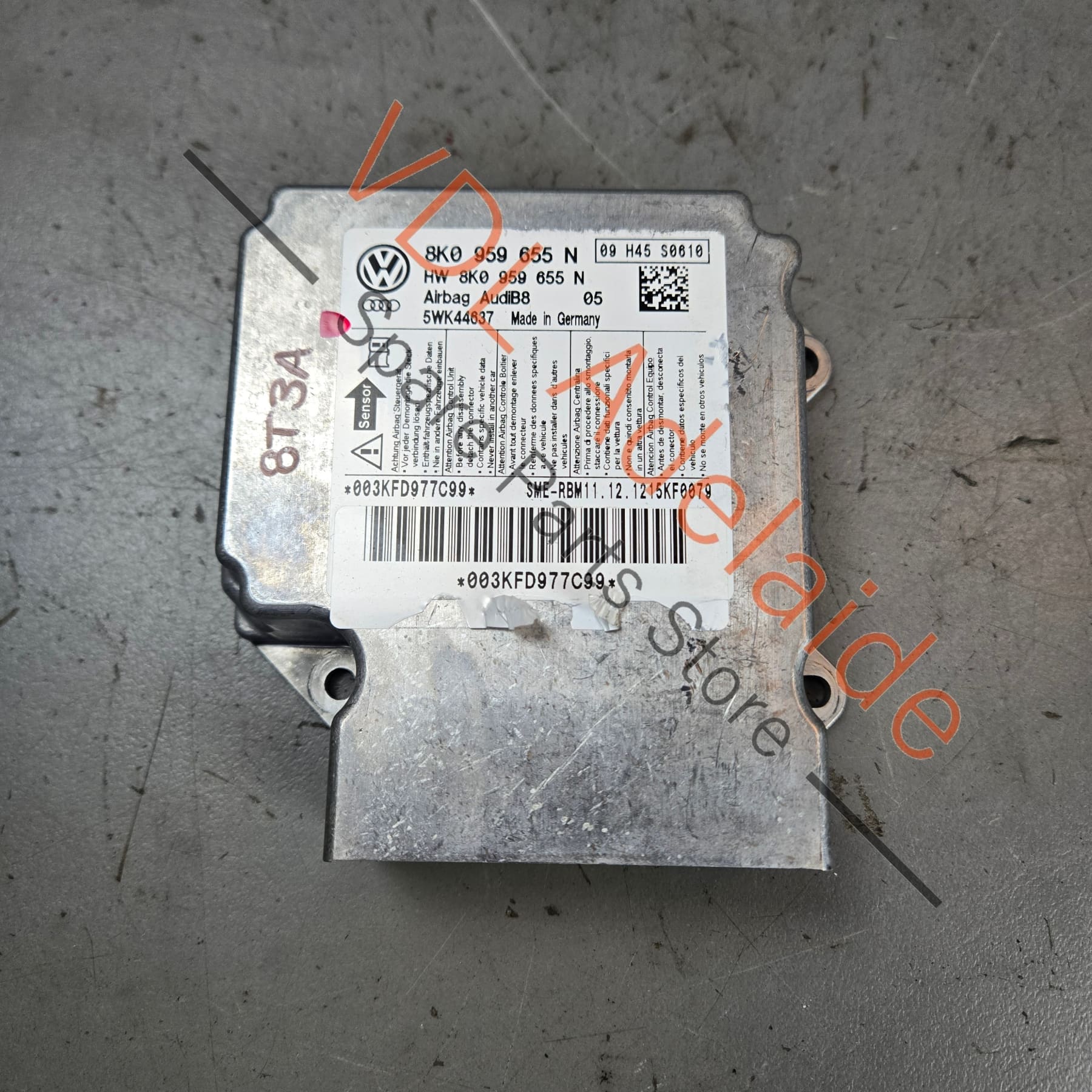 Audi RS5 Control Unit Module for Airbag 8K0959655N
