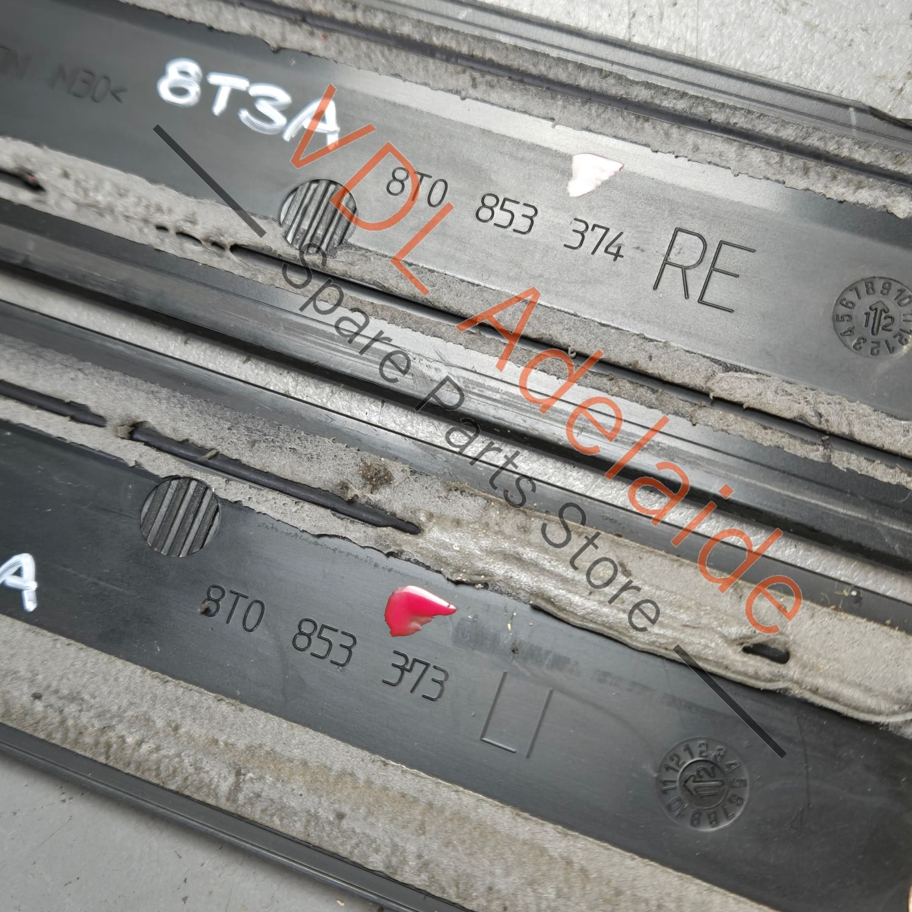 Audi RS5 Door Sill Trim Strip Scuff Plates 8T853373M 8T853374M Left & Right - Image 6