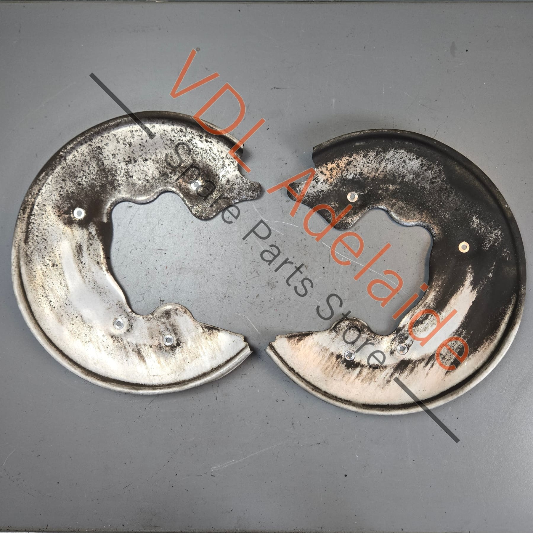 Audi RS5 Rear Brake Rotor Dust Covers 8K0615612A 8K0615611A - Image 4