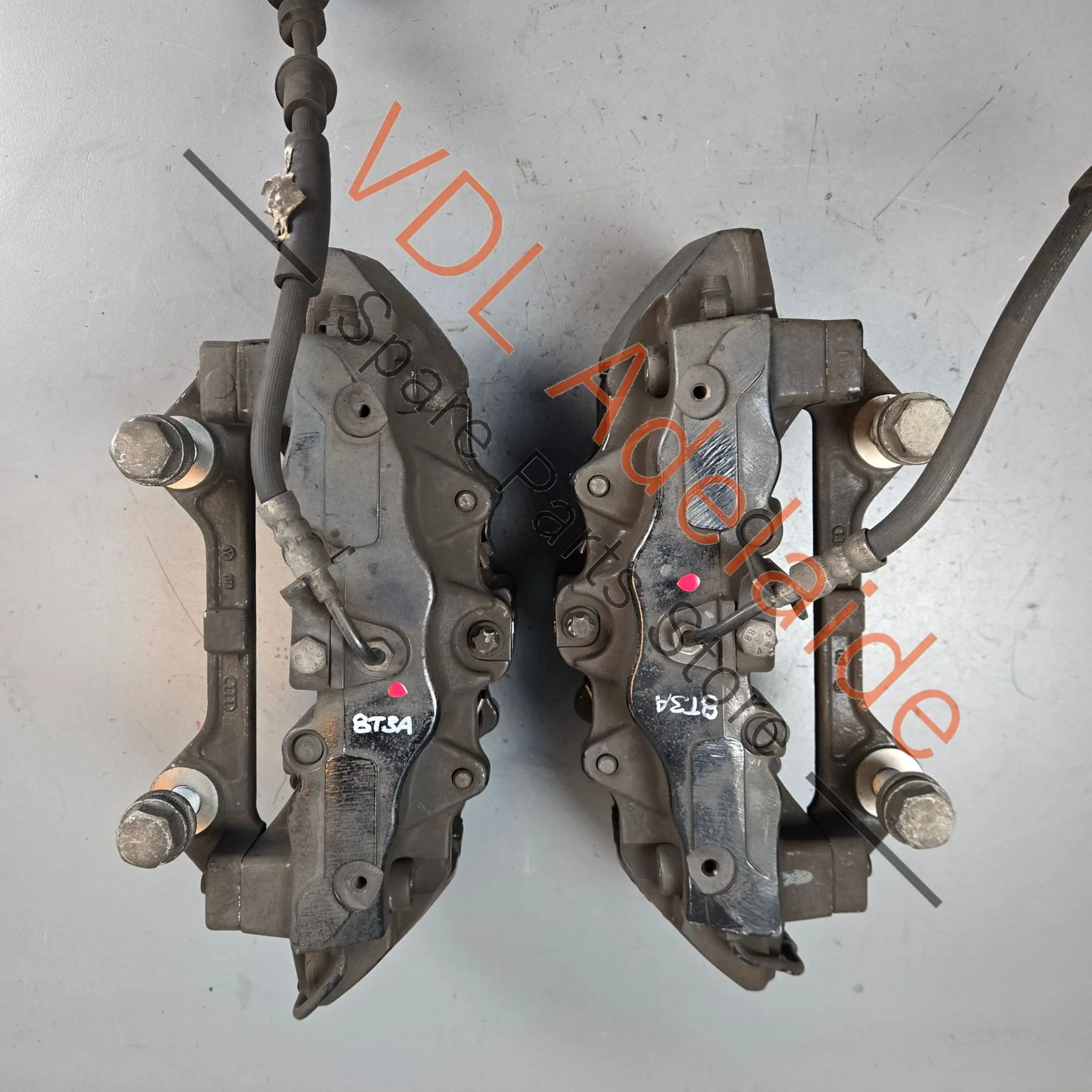 Audi R8 RS4 RS5 8 Piston Front Brake Caliper Pair for 365 x 34mm rotor 8T0615107 8T0615108 - Image 6