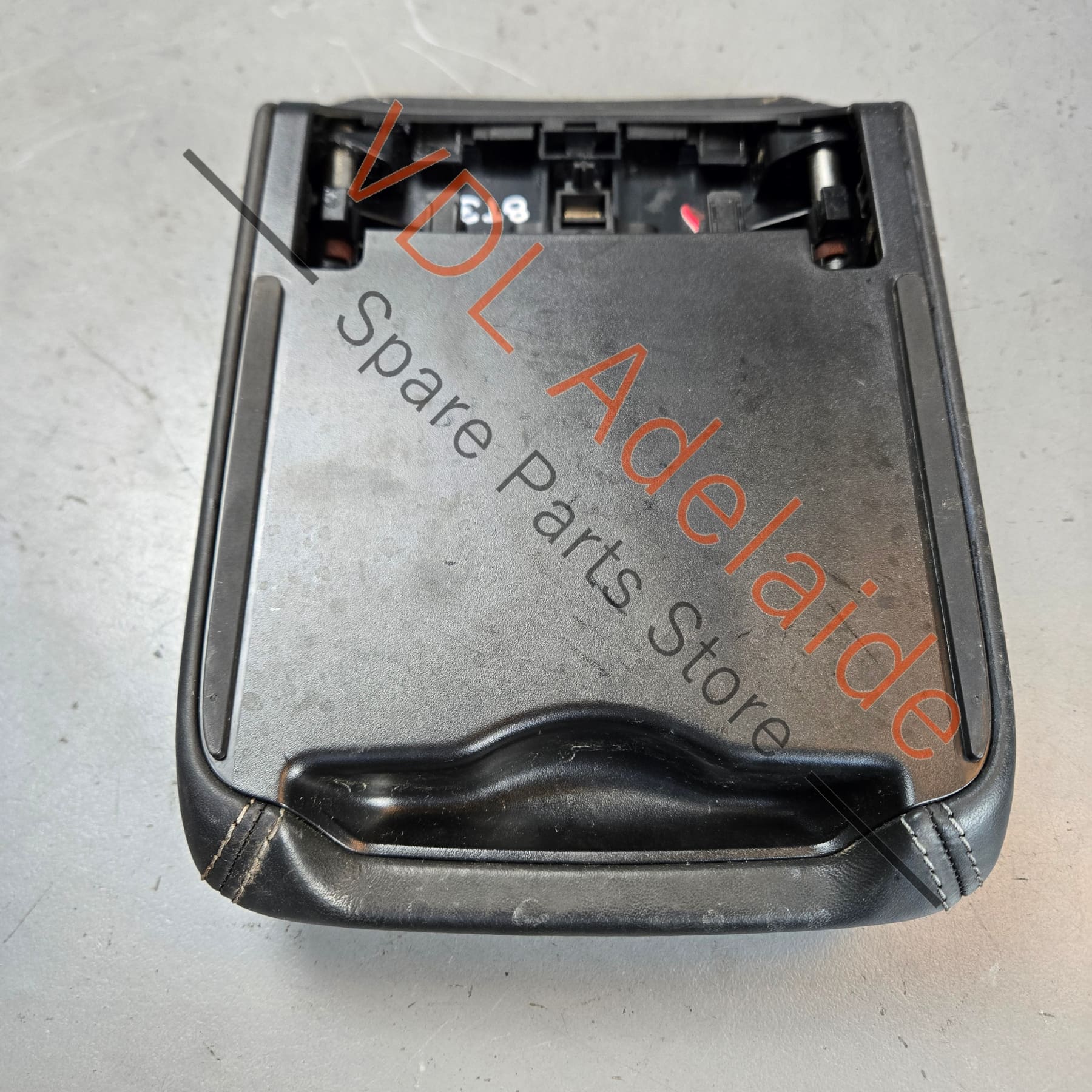 Audi RS5 Centre Middle Arm Rest 8K0864207H WJC Black Leather Grey Stitch - Image 5