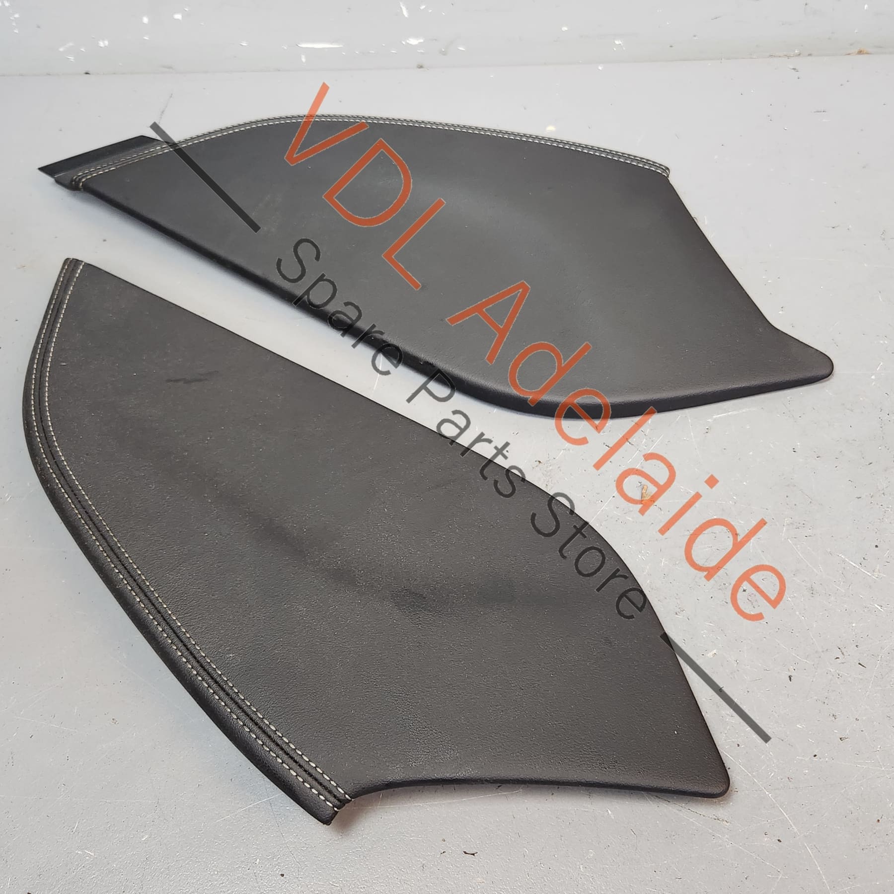 Audi RS3 8V Centre Middle Console Genuine OEM Leather Side Covers Black / Grey