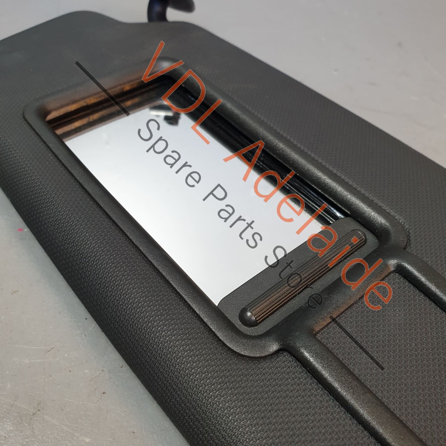 Audi RS3 8V Left Side Sun Visor with Mirror Soul Black 8V0857551E - Image 2