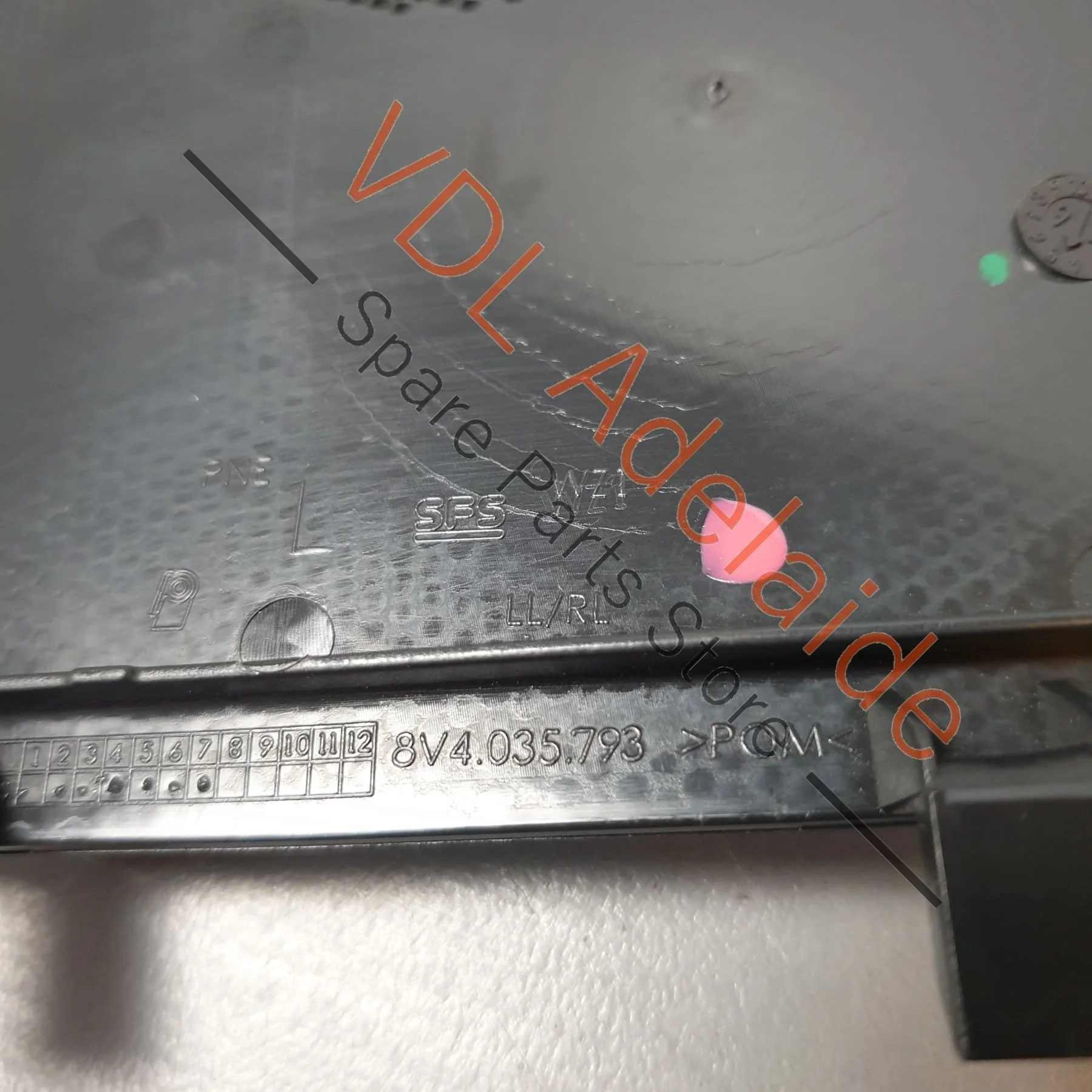 Audi RS3 S3 A3 8V Rear Left Door Loudspeaker Trim Cover Black 8V4035793 - Image 2