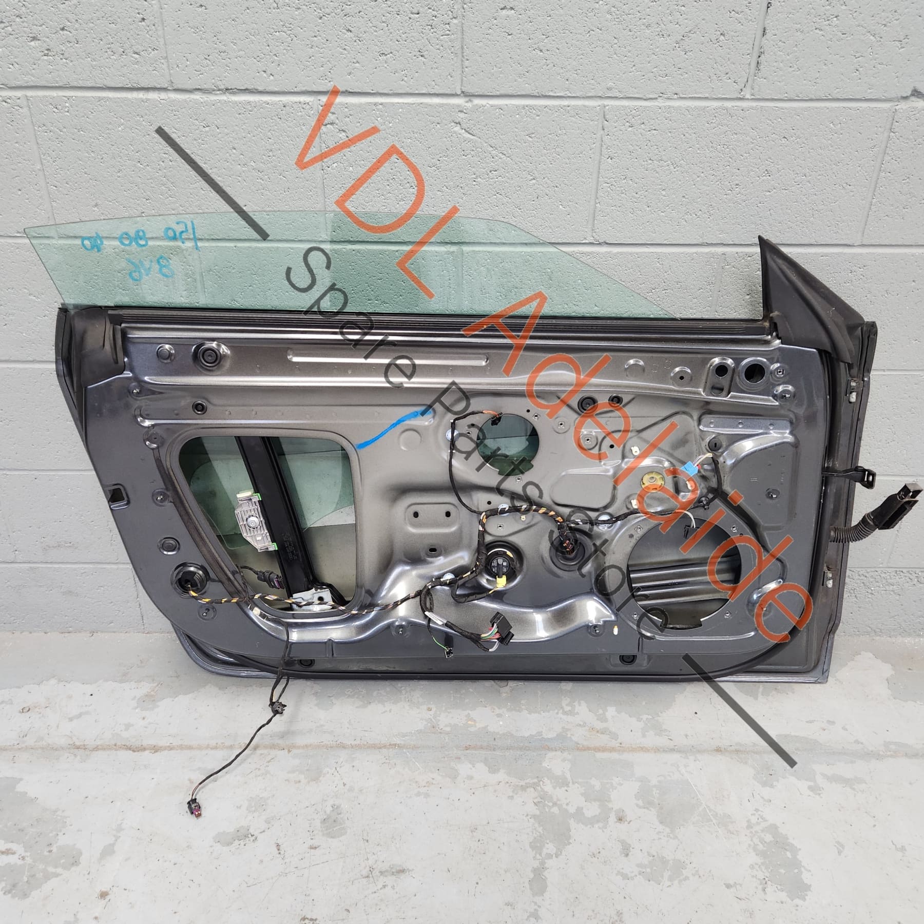 Audi A3 S3 8V 2013-2020 Cabrio Convertible Left Side Door Panel Shell with Glass - Image 3