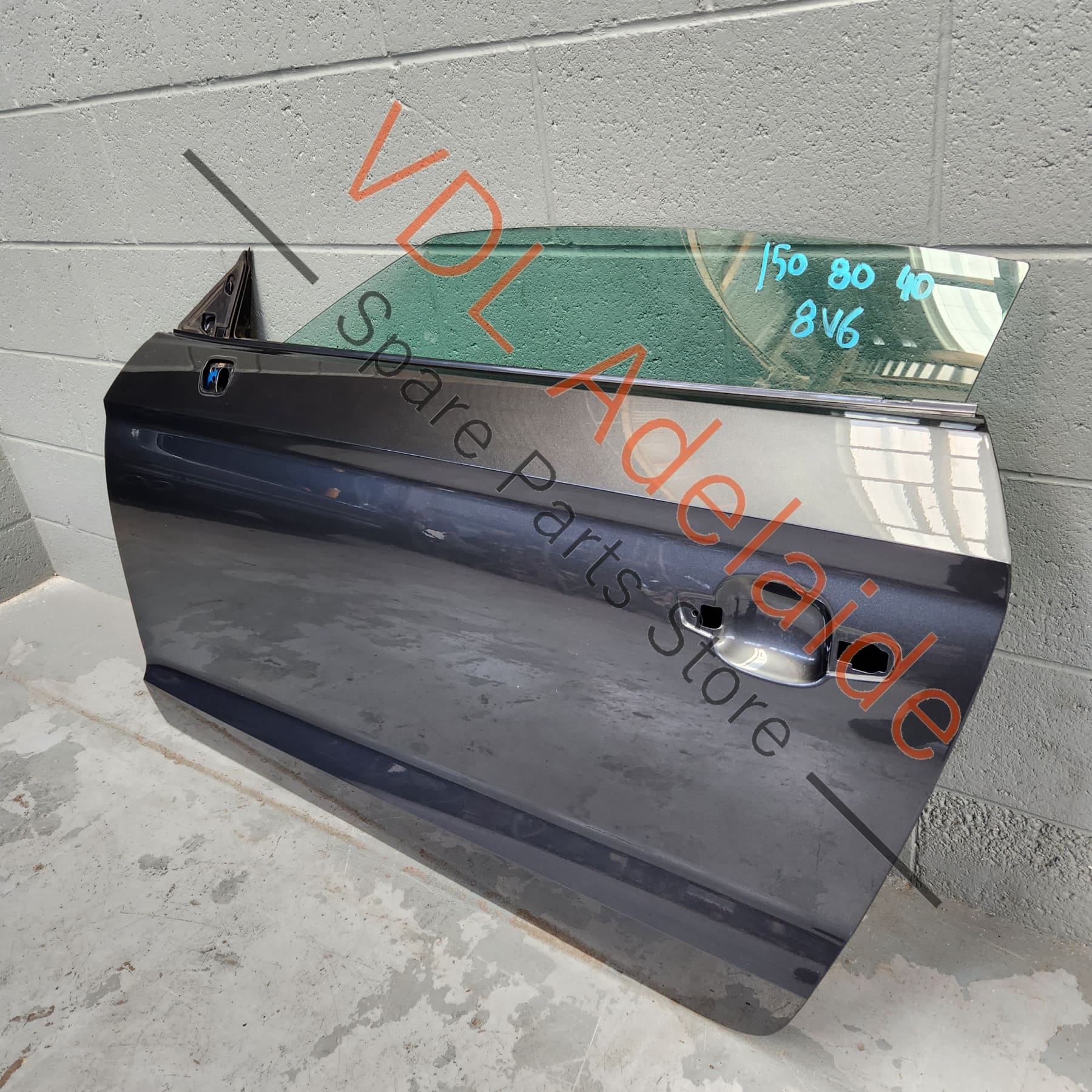 Audi A3 S3 8V 2013-2020 Cabrio Convertible Left Side Door Panel Shell with Glass - Image 7