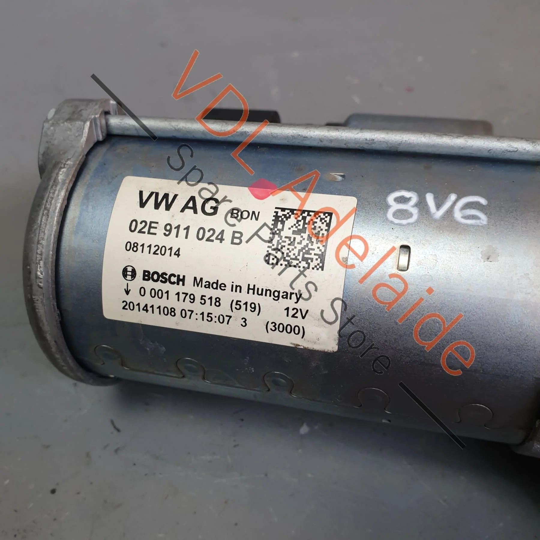 Genuine OEM Audi Volkswagen VW Starter Motor Bosch 02E911024B - Image 2
