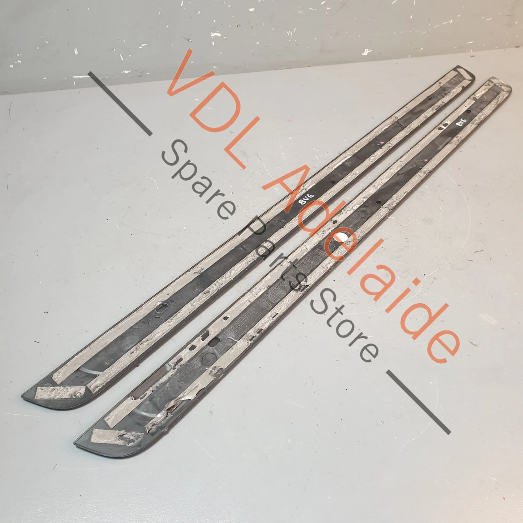 Pair of Audi S3 8V Door Sill Trim Strip for 2dr Models 8V3853491D 9B9 8V3853491A - Image 9