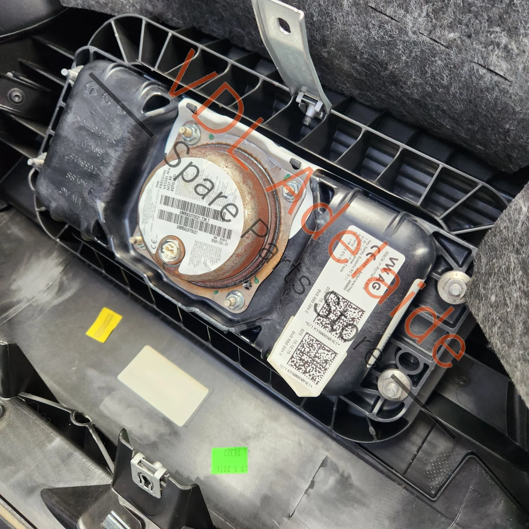 Audi A3 S3 RS3 RHD Dashboard Dash & Passenger Airbag Kit - Image 10