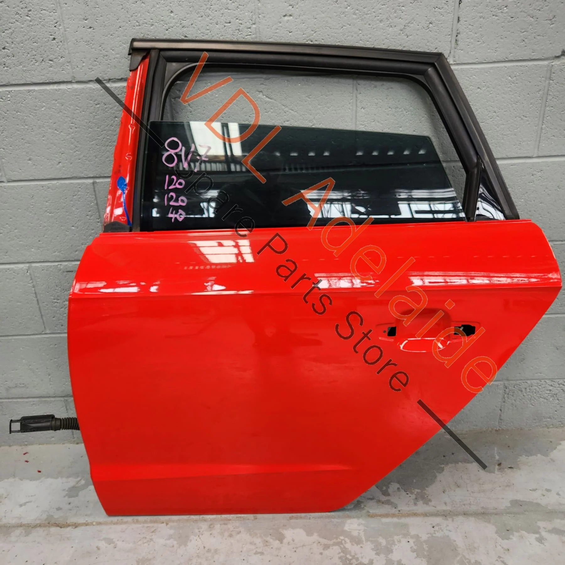Audi A3 S3 RS3 8V Hatch Sportback Rear Left Door Shell Panel 8V4833051B 8V4845205 Y6Y6 Y6 / Y3T Catalunya Red Metallic