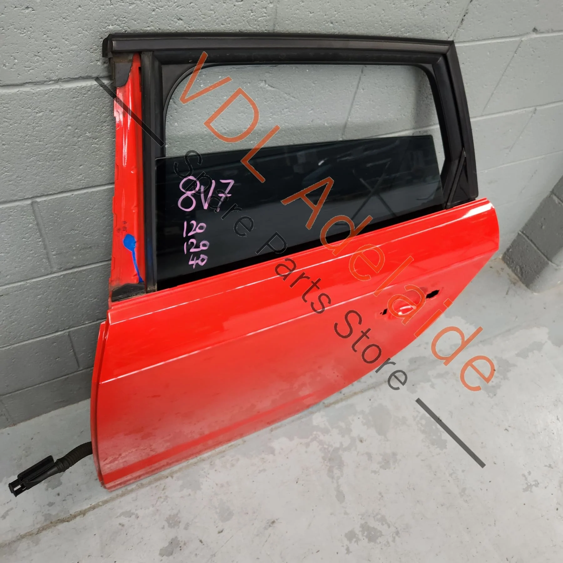 Audi A3 S3 RS3 8V Hatch Sportback Rear Left Door Shell Panel 8V4833051B 8V4845205 Y6Y6 Y6 / Y3T Catalunya Red Metallic - Image 4