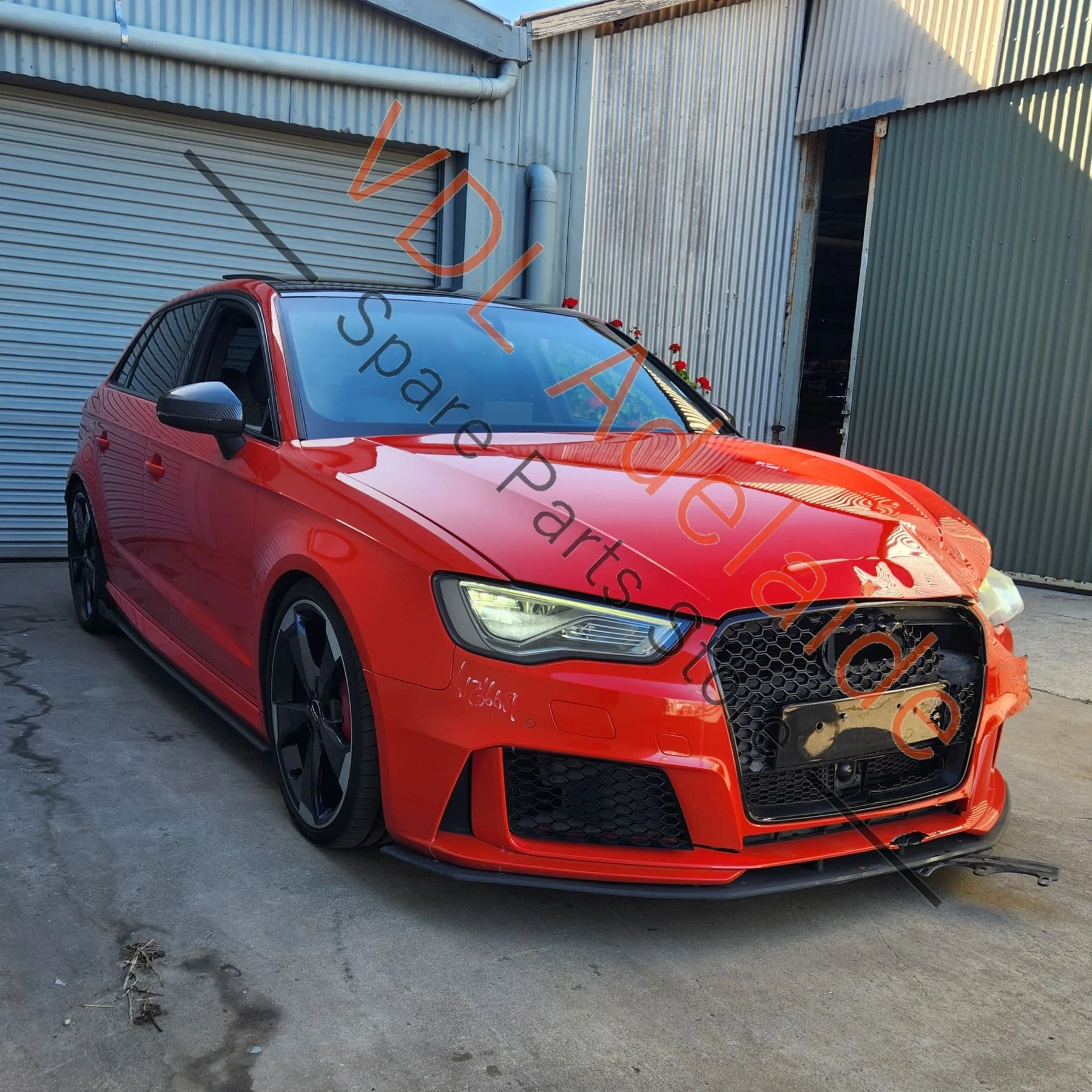 Audi RS3 8V Iron Block CZGB CZG 270kw 5cyl Complete Motor Engine w Turbo, Wiring & Hoses - Image 3