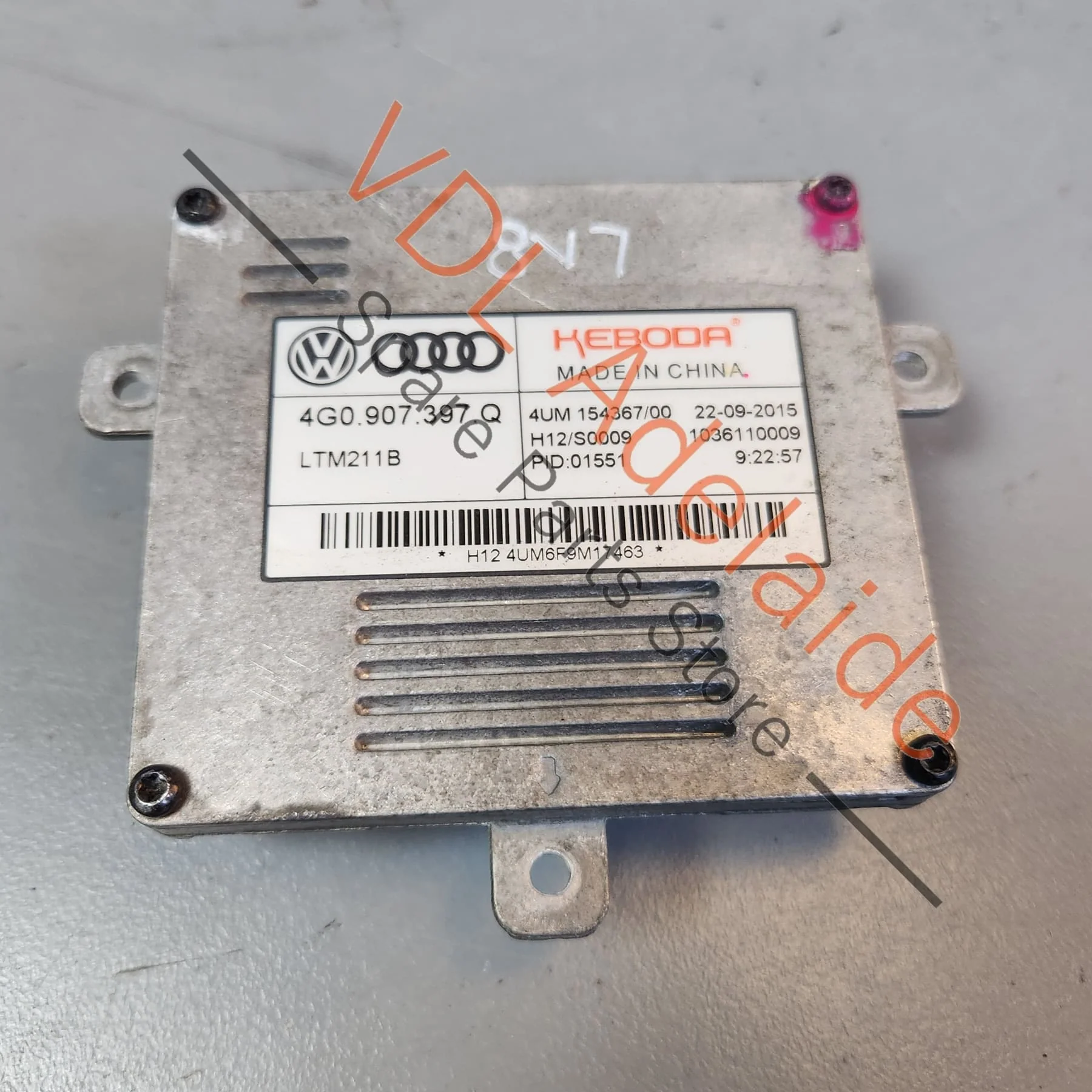 Audi Headlight Module for Day Driving Lights 4G0907397Q