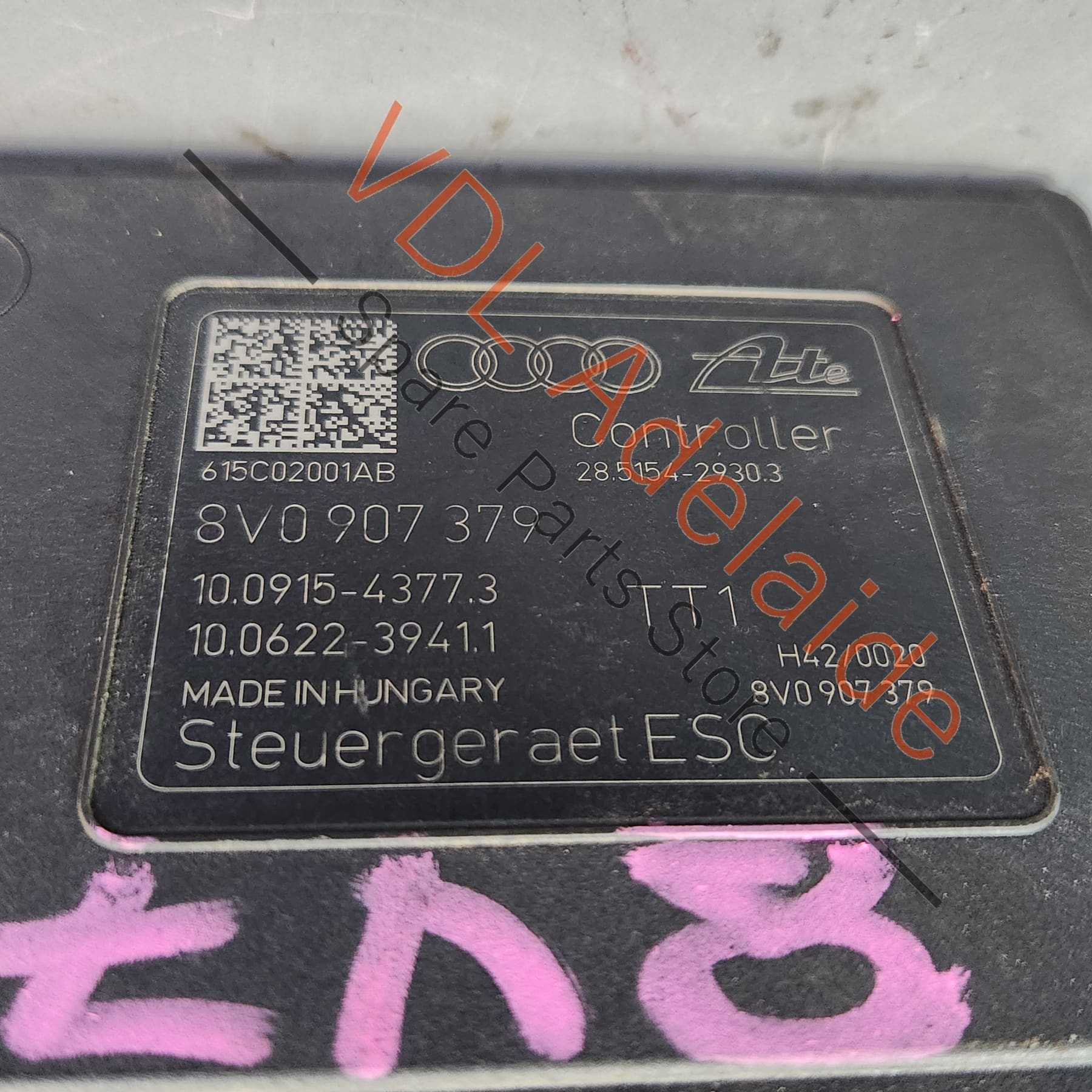 Audi RS3 8V ABS ESC Brake Pump Module 8V0614517 8V0614517A BEF 8V0907379 - Image 5