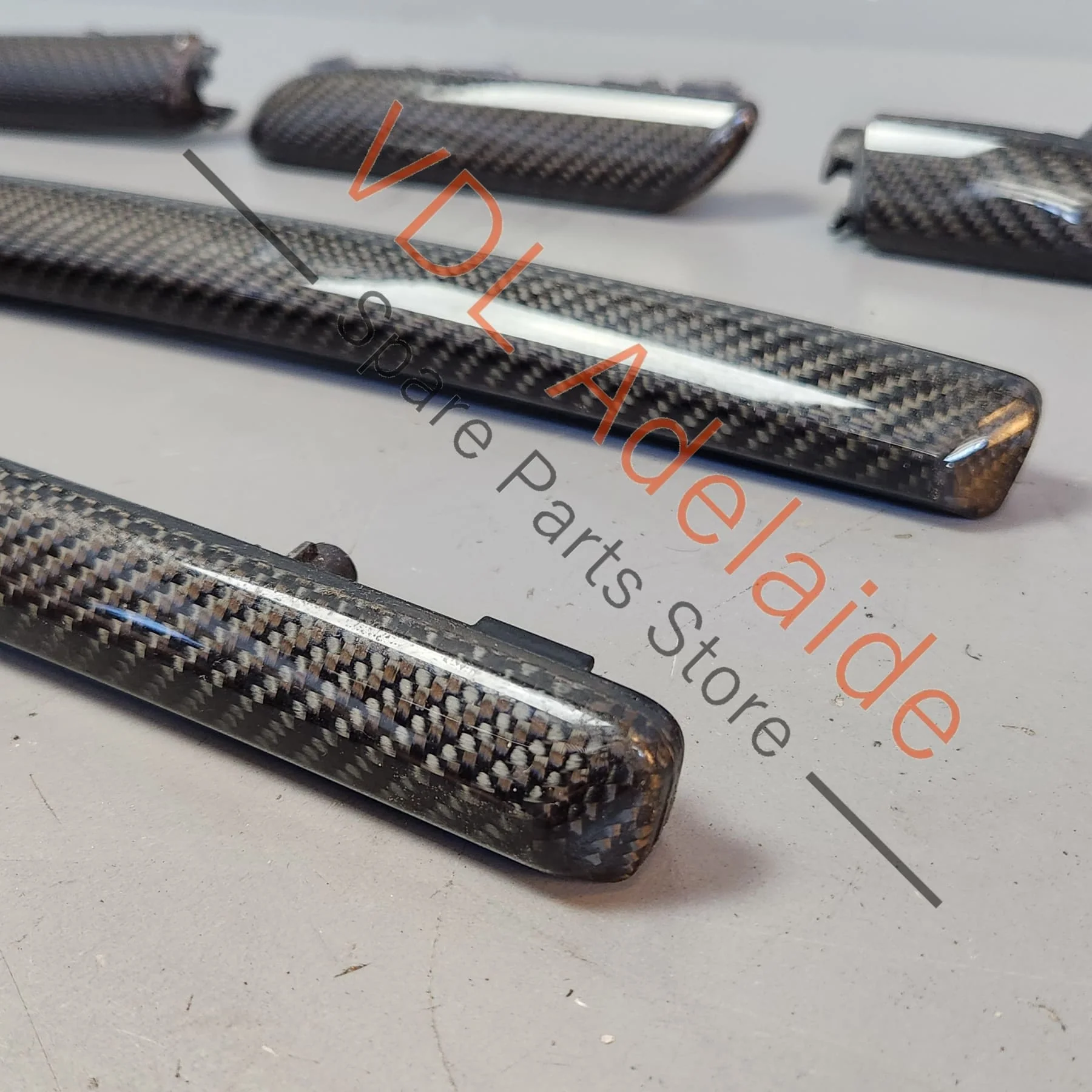 Genuine Audi A3 S3 RS3 8V Interior Dash & Door Carbon Trim Insert Set for RHD