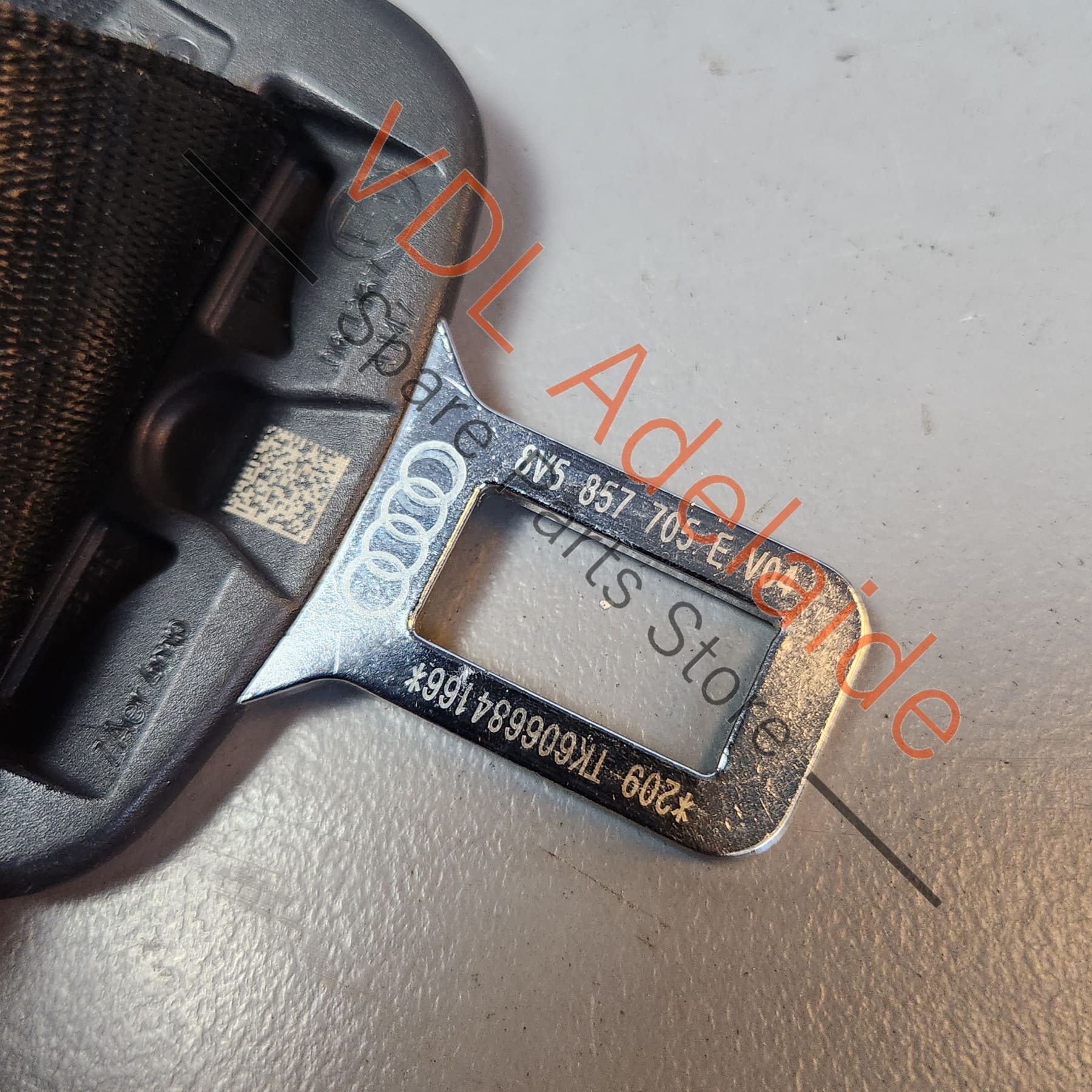 Audi A3 S3 RS3 8V Left Front Seat Belt Seatbelt 8V5857705E V04 - Image 5