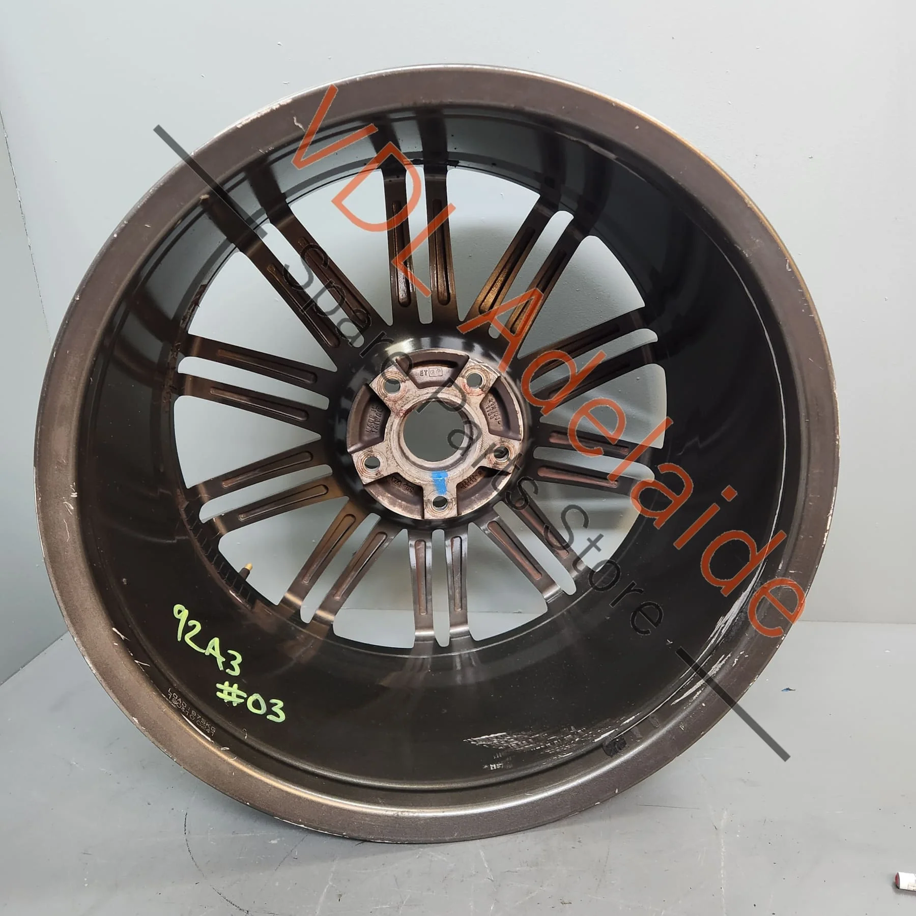 1x Porsche Cayenne 21in 21x10 Alloy Wheel Turbo Design 95836214220 #03 - Image 9