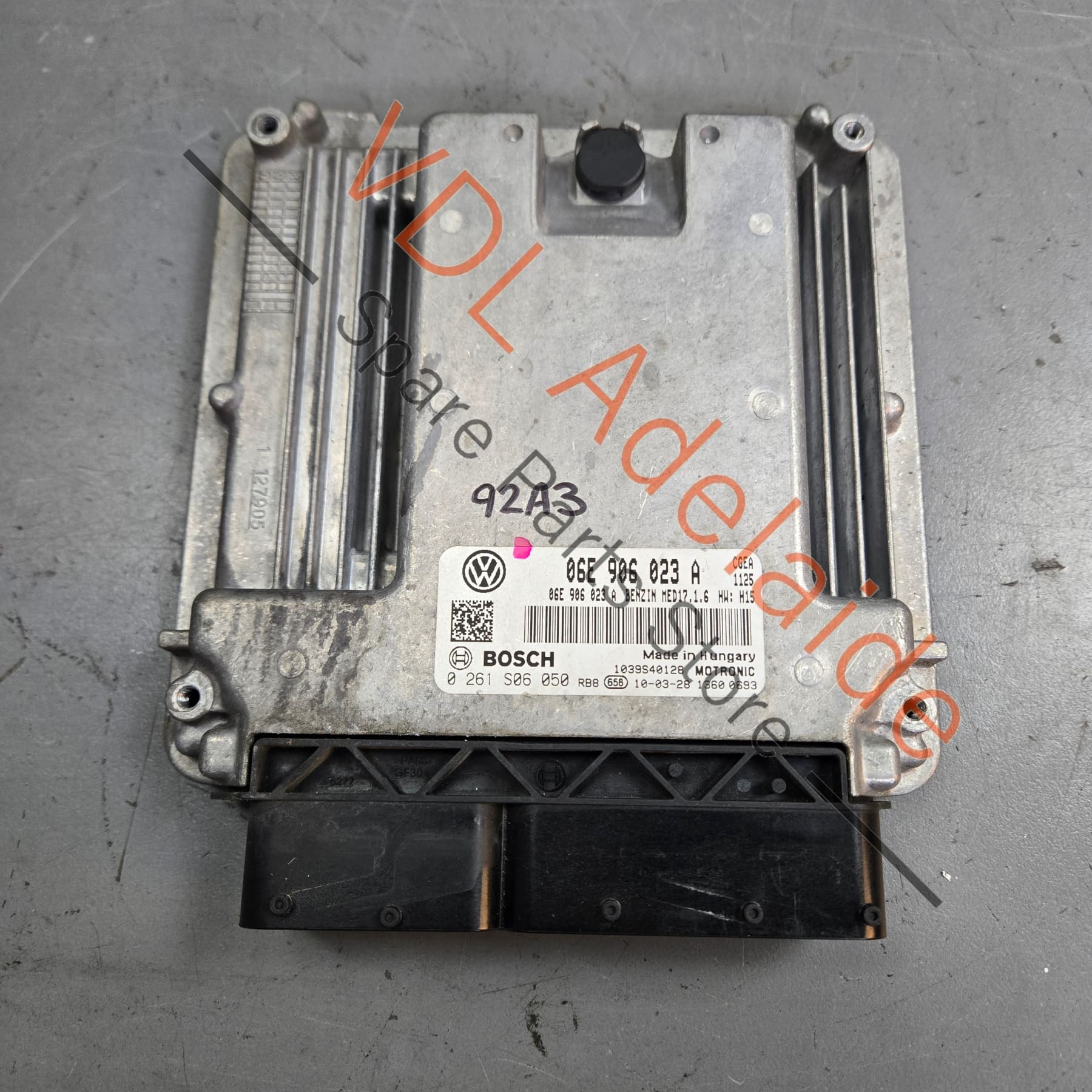 Porsche Cayenne DME ECU Engine Control Unit 3.0 Hybrid S V6 Supercharged 245kw 95861860330 06E906023A MED17.1.6