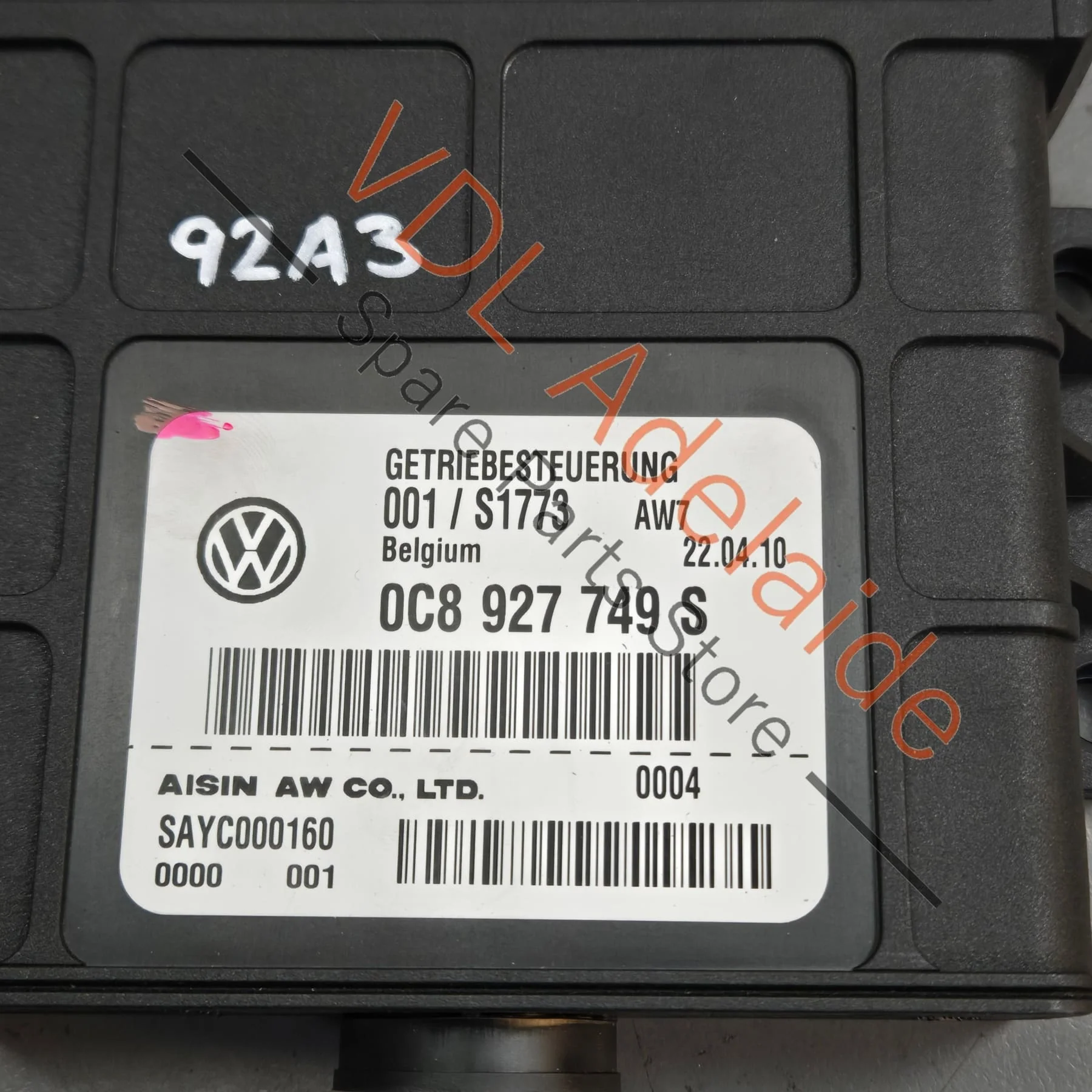 Porsche Cayenne 958 92A Auto Transmission Control Unit ECU 0C8927749S - Image 2
