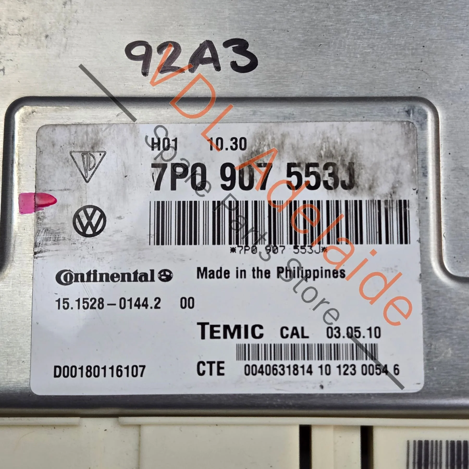 Porsche Cayenne 958 92A VW Touareg Air Suspension Control Unit Module OEM 7P0907553J - Image 2