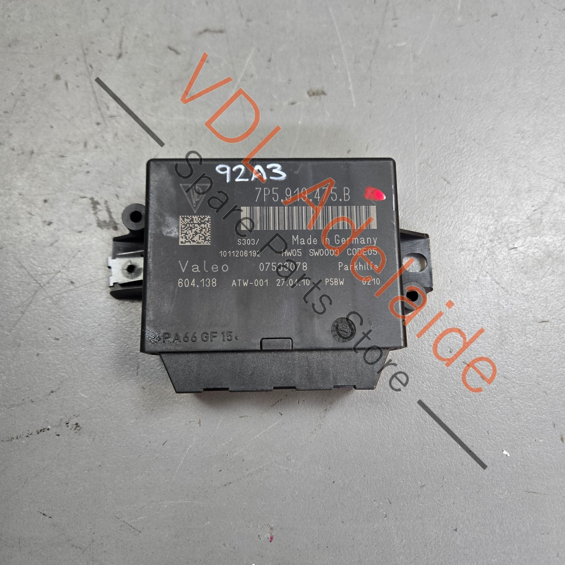 Porsche Cayenne 958 92A Parking Aid Control Unit ECU 7P5919475B 95861804200