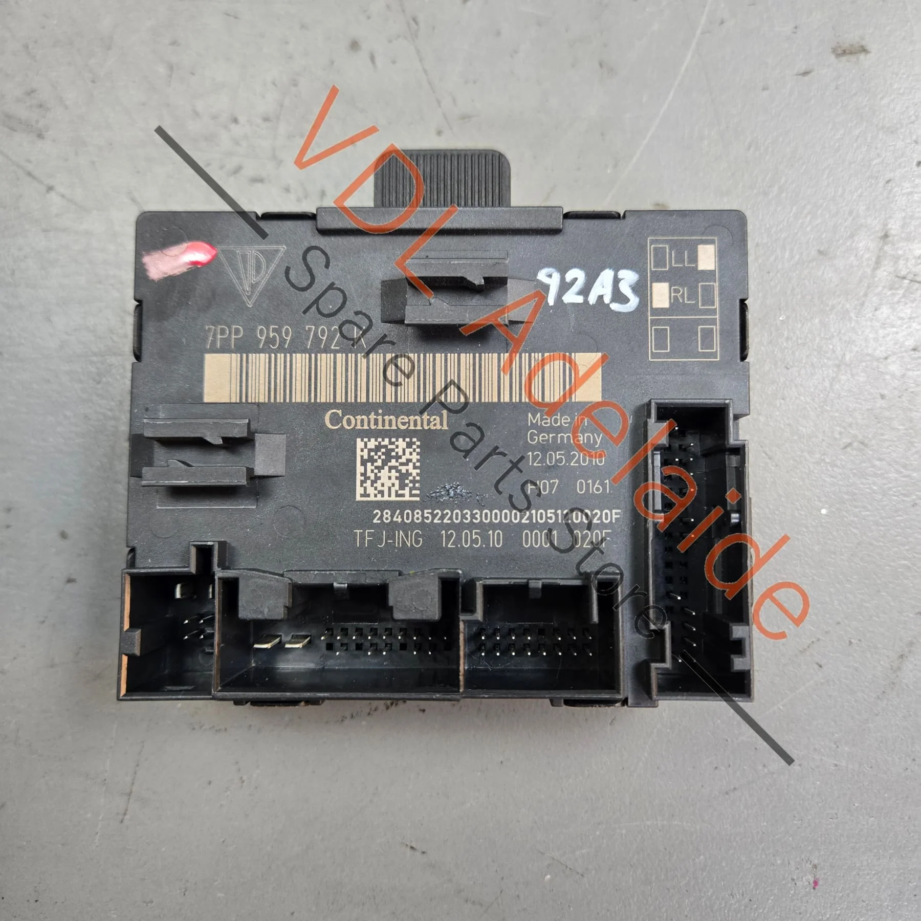 Porsche Cayenne 958 92A Front Passenger Door Control Unit 7PP959792K 95861879203