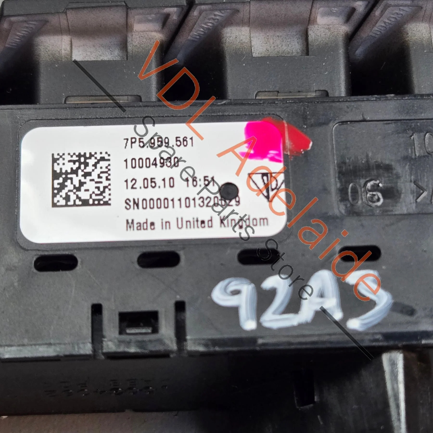 Porsche Cayenne 958 Left Memory Seat Switch 95861310300 7P5959561 - Image 3