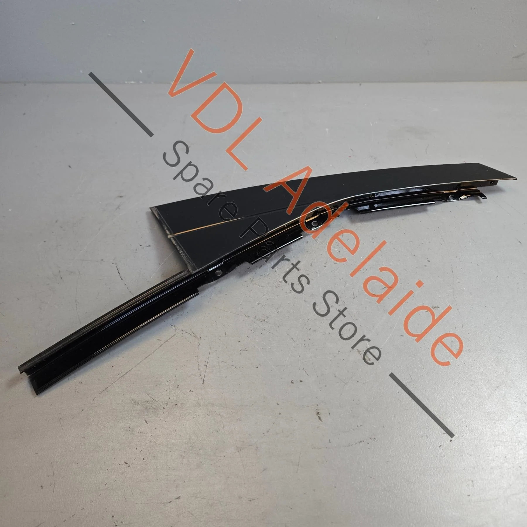 Porsche Cayenne Rear Right Door C Pillar Exterior Moulding Trim 95855959000 GW1 7P5853590B Gloss Black - Image 6