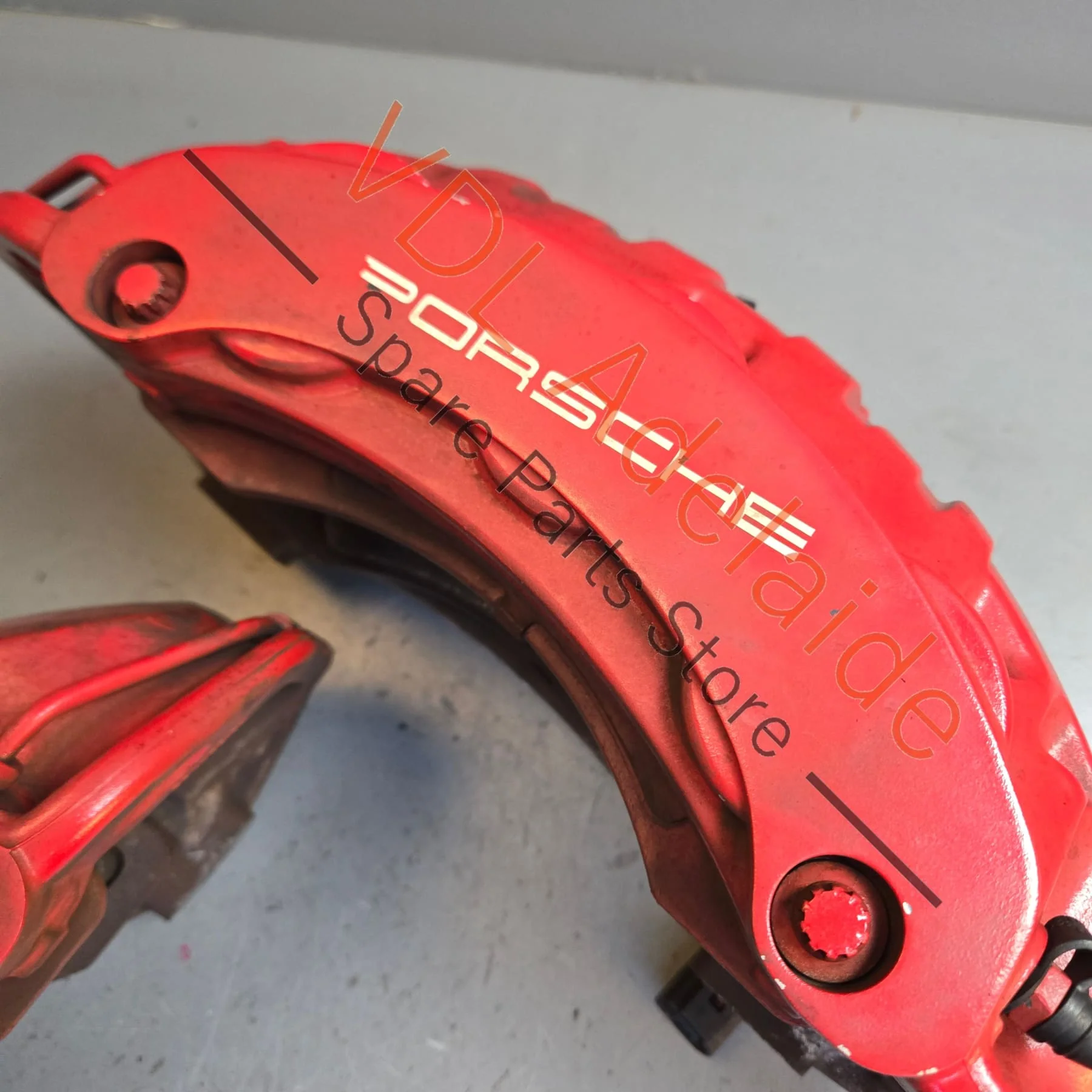 Pair of Porsche Cayenne 955 957 958 Front Brake Calipers Brembo 360mm 6x Piston - Image 3