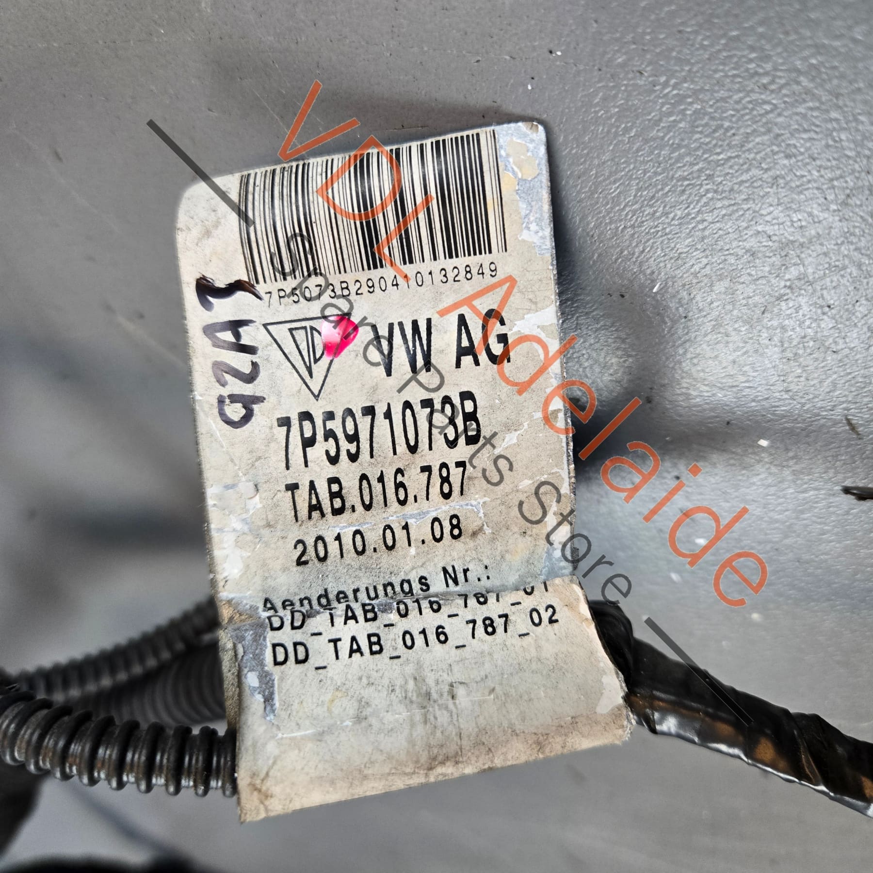 Porsche Cayenne 958 92A Front Bumper Parking Sensor Wiring Loom Harness 7P5971073B - Image 4
