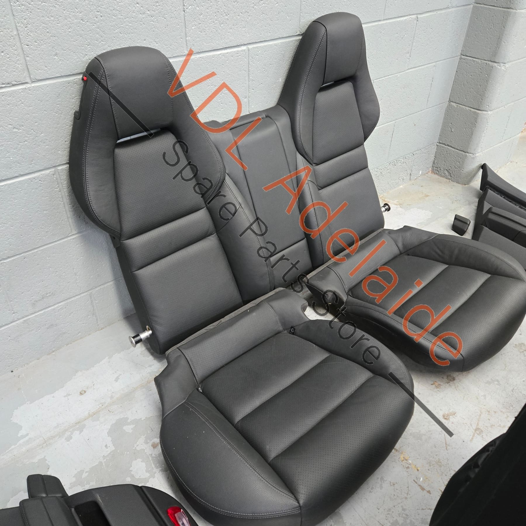 Porsche Panamera 970 Black Leather Interior Set Seats & Door cards - Image 12