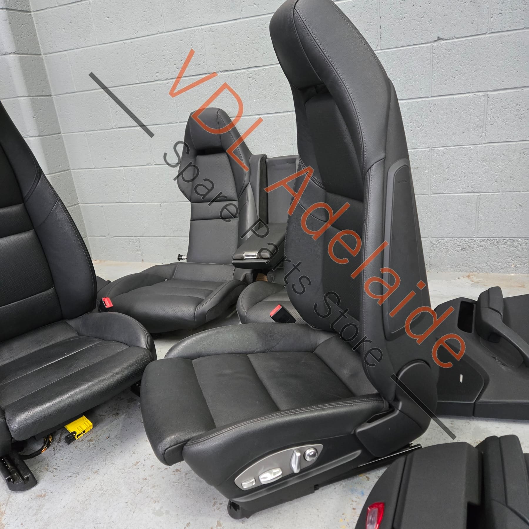 Porsche Panamera 970 Black Leather Interior Set Seats & Door cards - Image 6