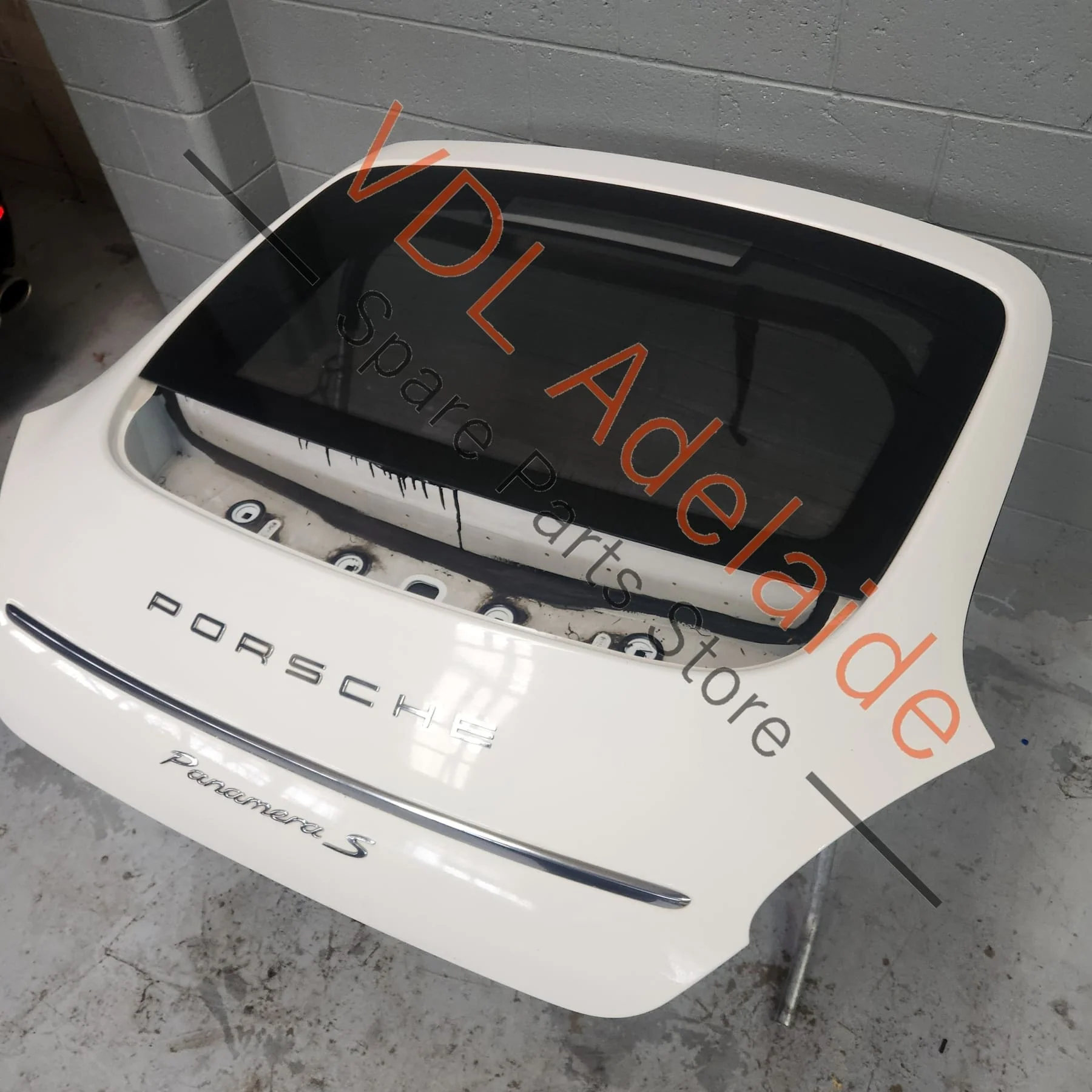 Porsche Panamera 970 Rear Boot Hatch Panel Trunk Lid 97051201114GRV 97051201114 Carrara White B9A / B4 - Image 2