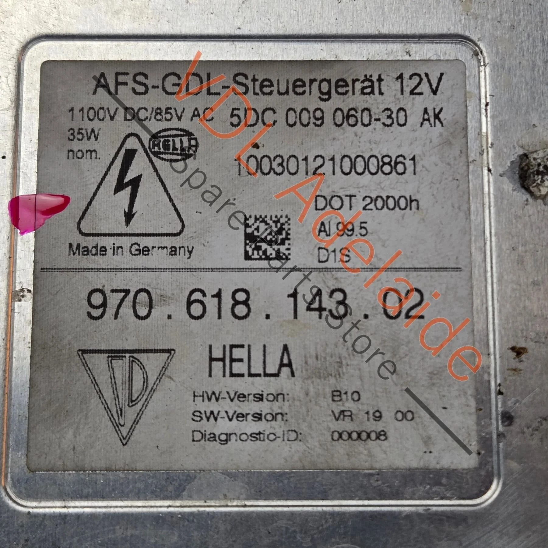Porsche Panamera 970 Headlight Ballast Control Unit 97061814302 97061814301 - Image 3