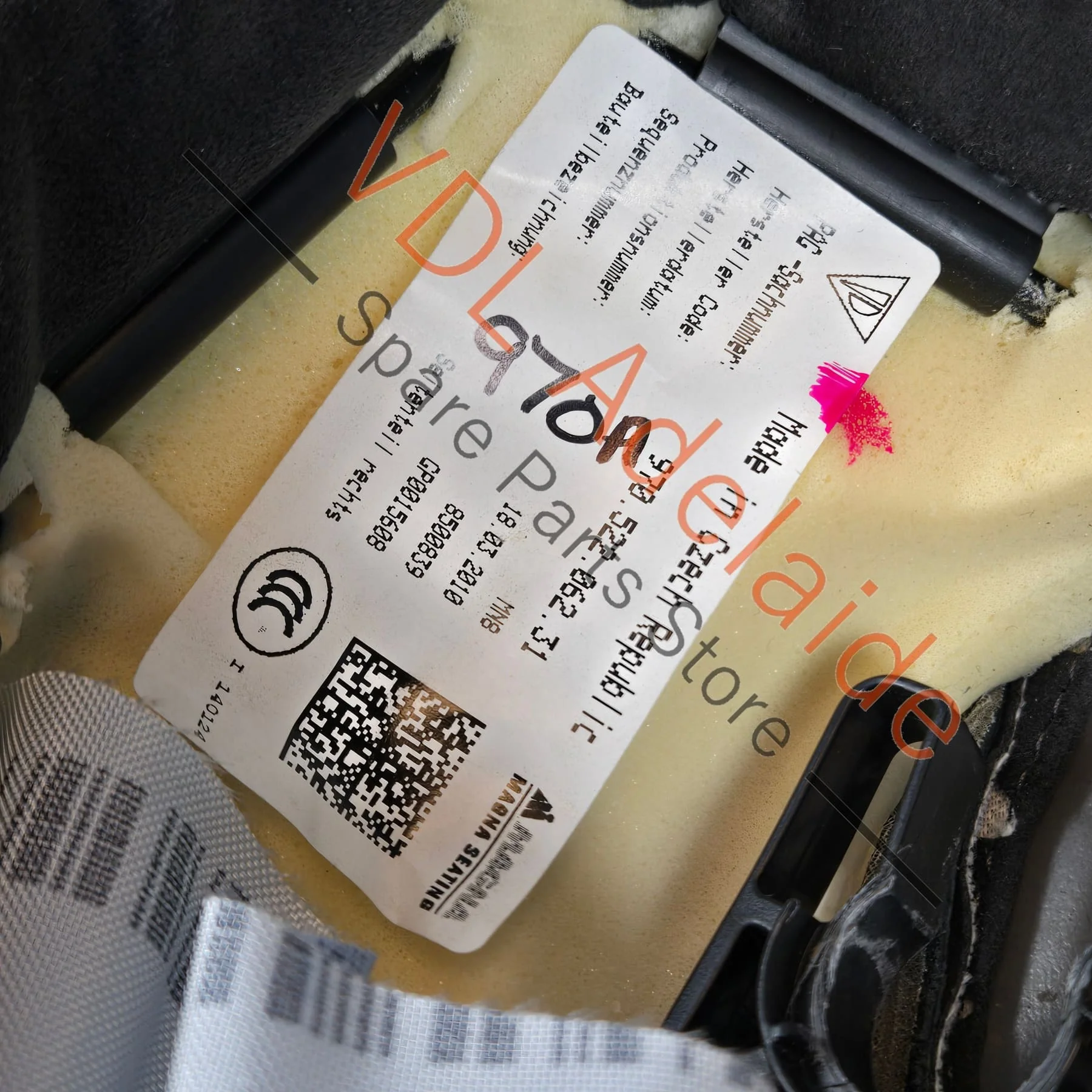 Porsche Panamera 970 Right Side Rear Airbag 97052206231 - Image 3