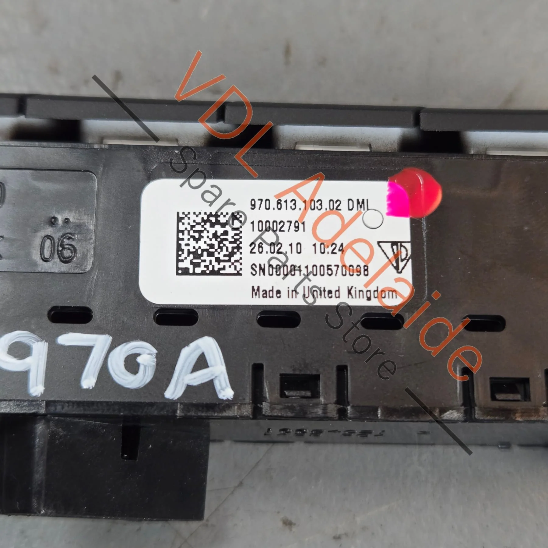 Porsche Panamera 970 Left Door Memory Seat Switch 97061310302 - Image 4