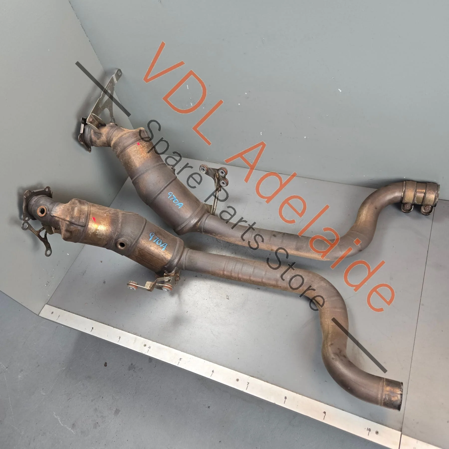 Porsche Panamera 970 V8 Catalytic Converter set 97011334907 97011335007