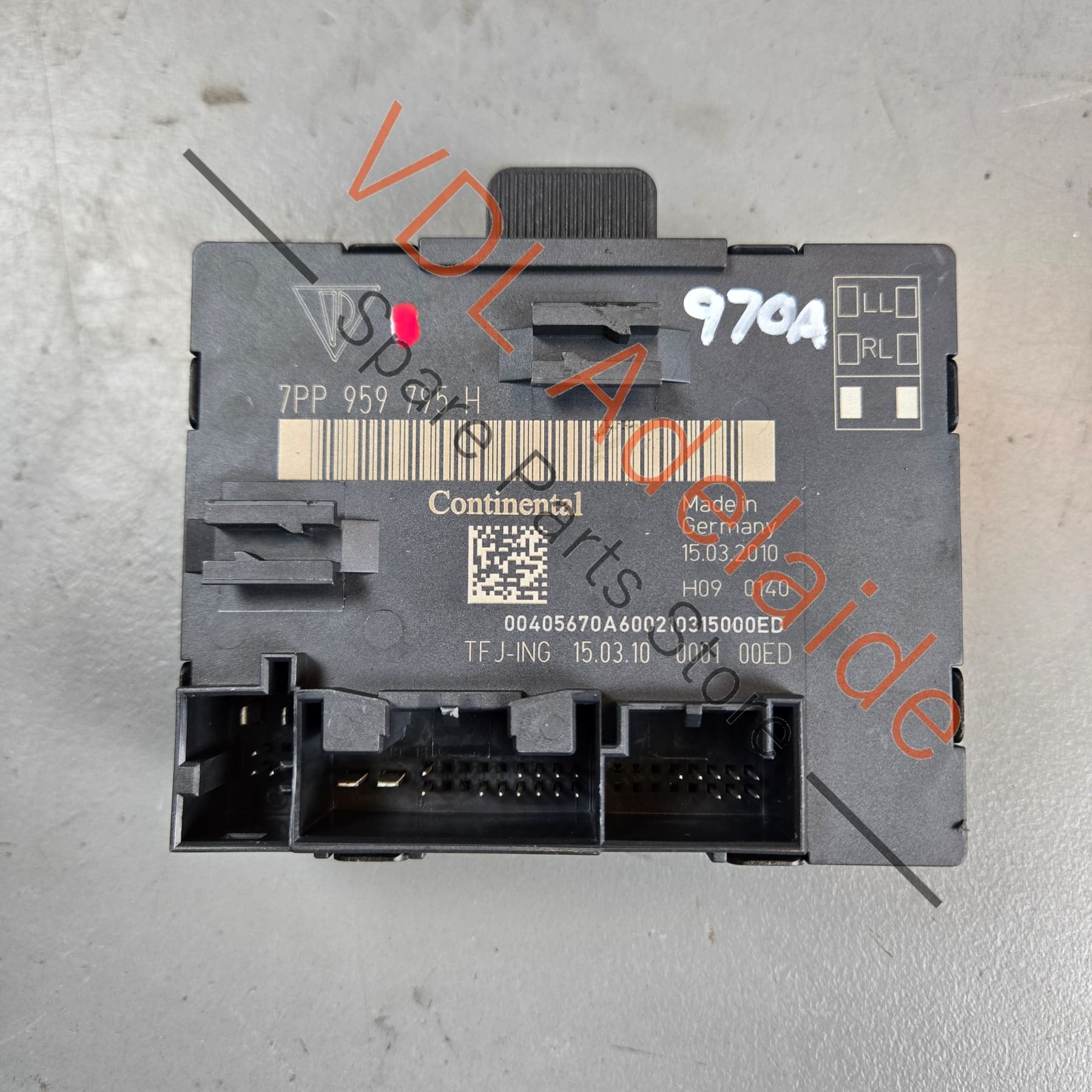 Porsche Panamera 970 Rear Door Control Module 7PP959795J 7PP959795H