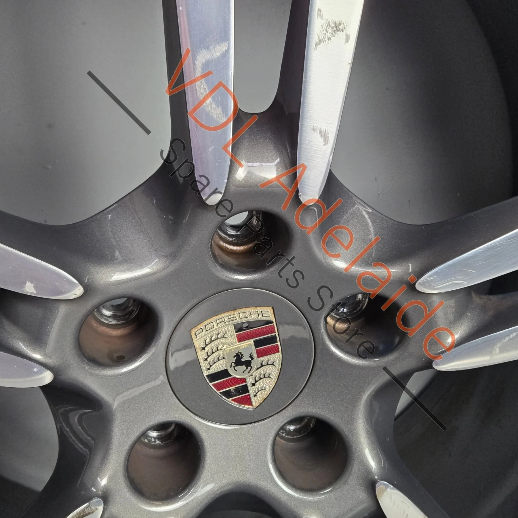 Porsche Panamera 20 x 9.5 Turbo Design Alloy Wheel Machined Face 97036217806 #01 - Image 9