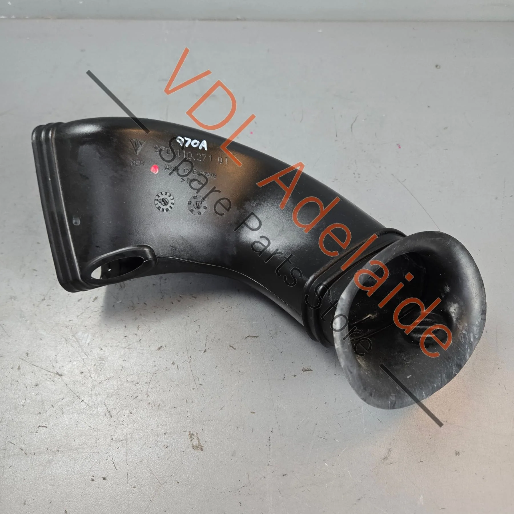 Porsche Panamera 970 Left Side Air Filter Duct Pipe 97011027101