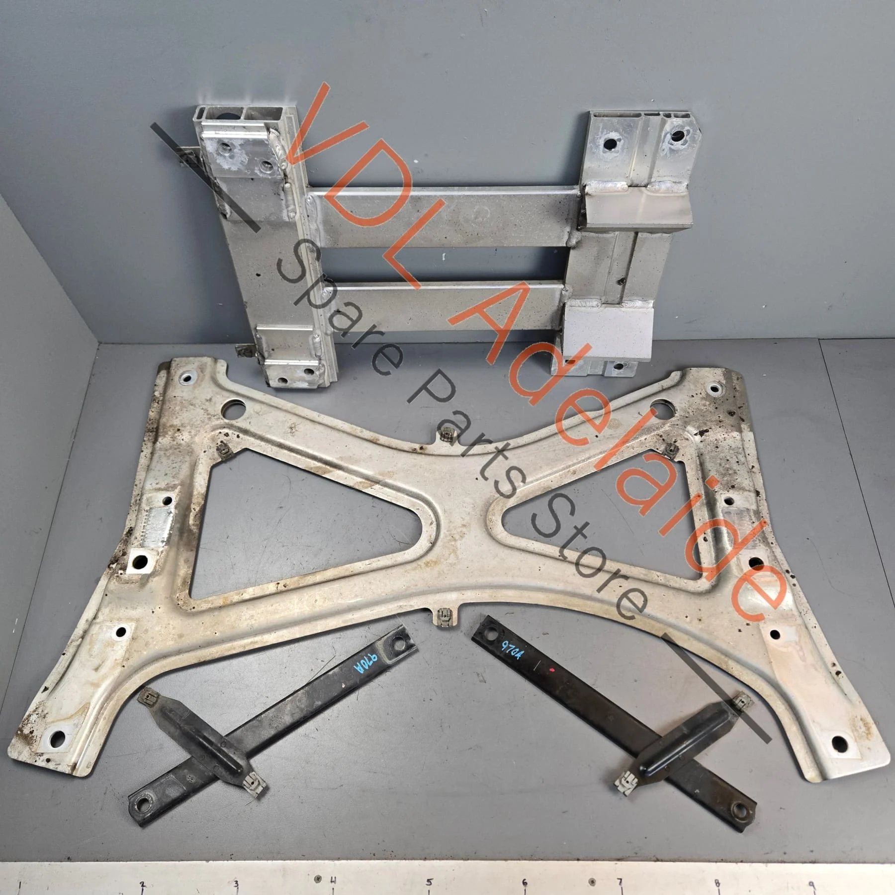 Porsche Panamera 970 Front Crossmember Frame Brace Under Body Frame 97034126107 97050462301
