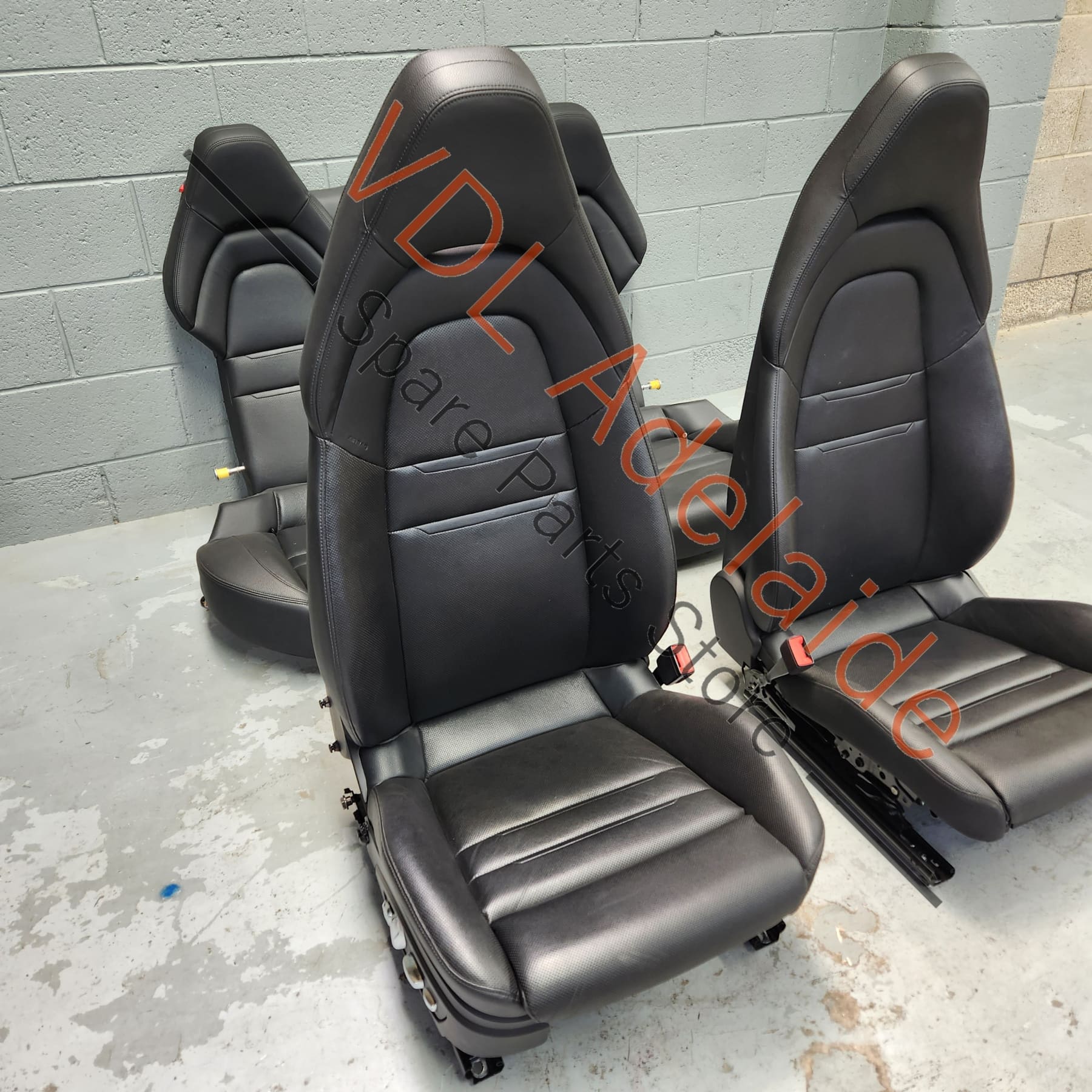Porsche Panamera 971 2017-2020 Complete Set of Front & Rear Sports Heated Leather Seats - Image 2