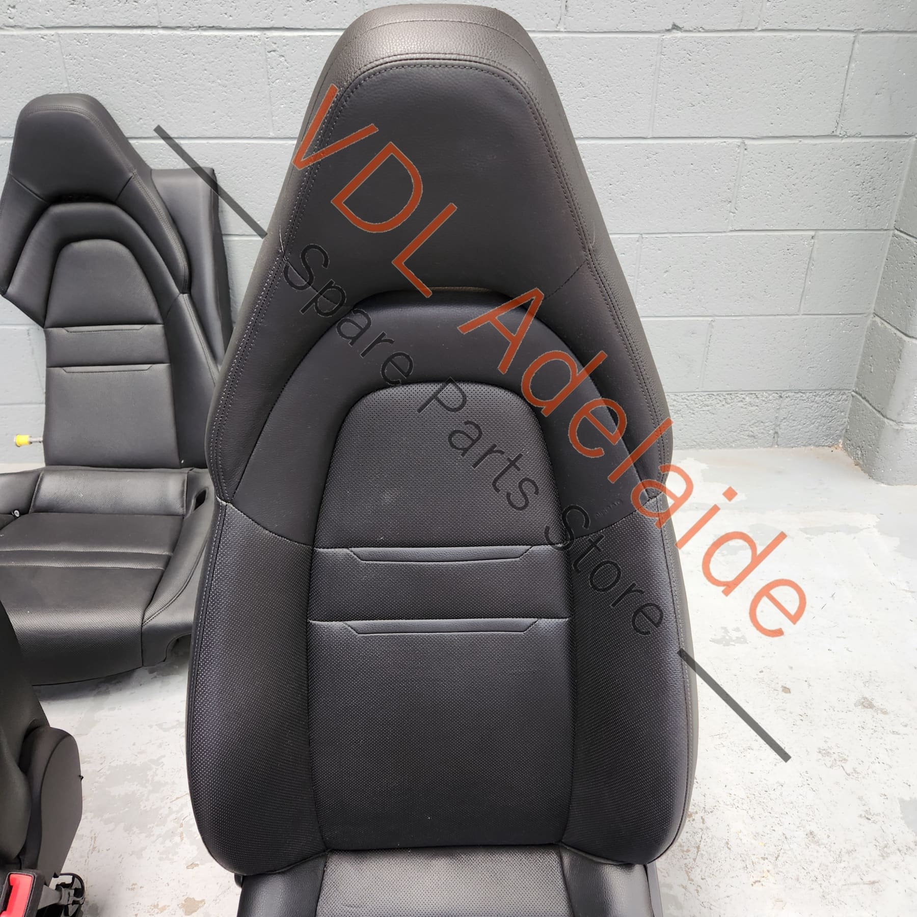 Porsche Panamera 971 2017-2020 Complete Set of Front & Rear Sports Heated Leather Seats - Image 3