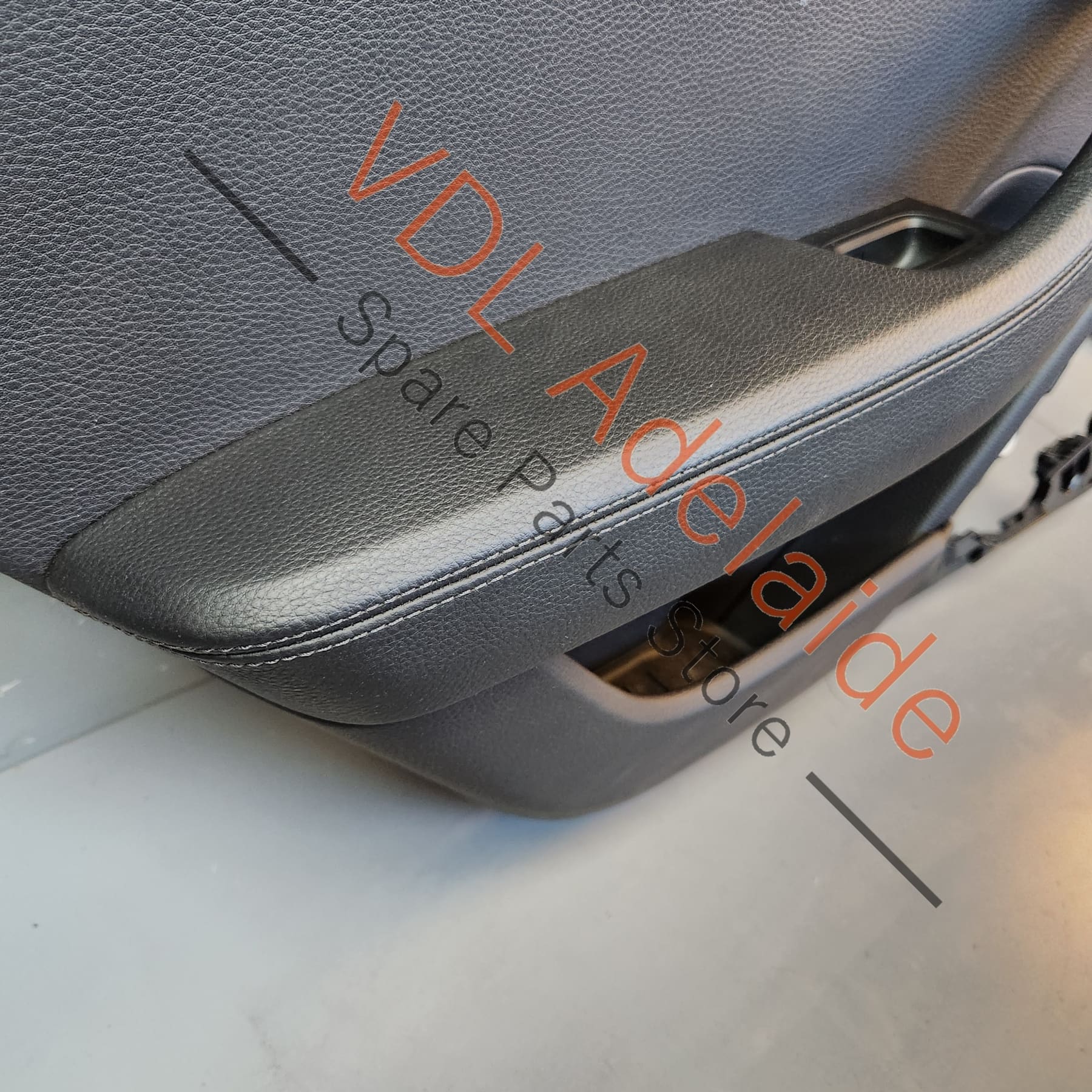 Porsche Panamera 971 2017-2020 Rear Left Side Interior Door Trim Card Sport Turismo Leather Leatherette - Image 2