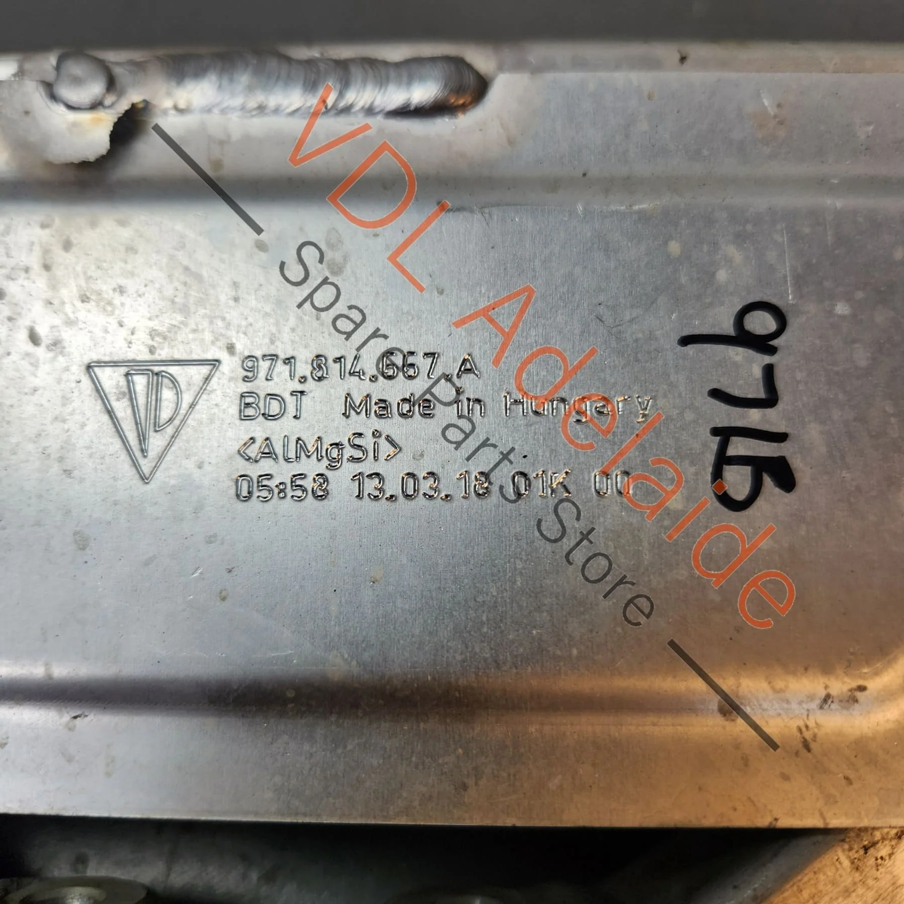 Porsche Panamera 971 Rear Suspension Crossmember Brace 9A781466700 - Image 5