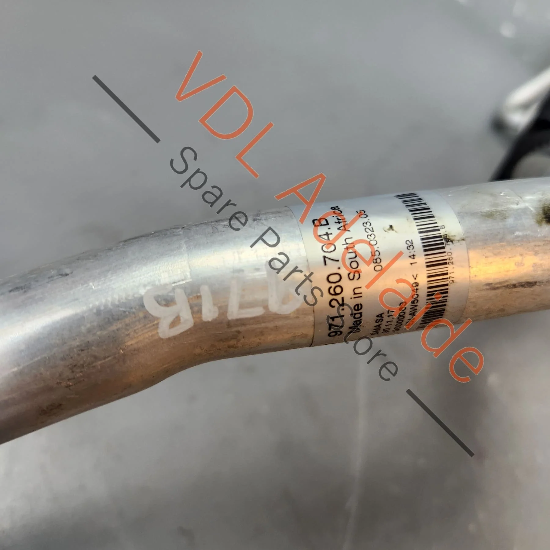 Porsche Panamera 971 AC Air Conditioning Refrigerant Hose Line Aluminium 971260704B 9A726070400 - Image 4