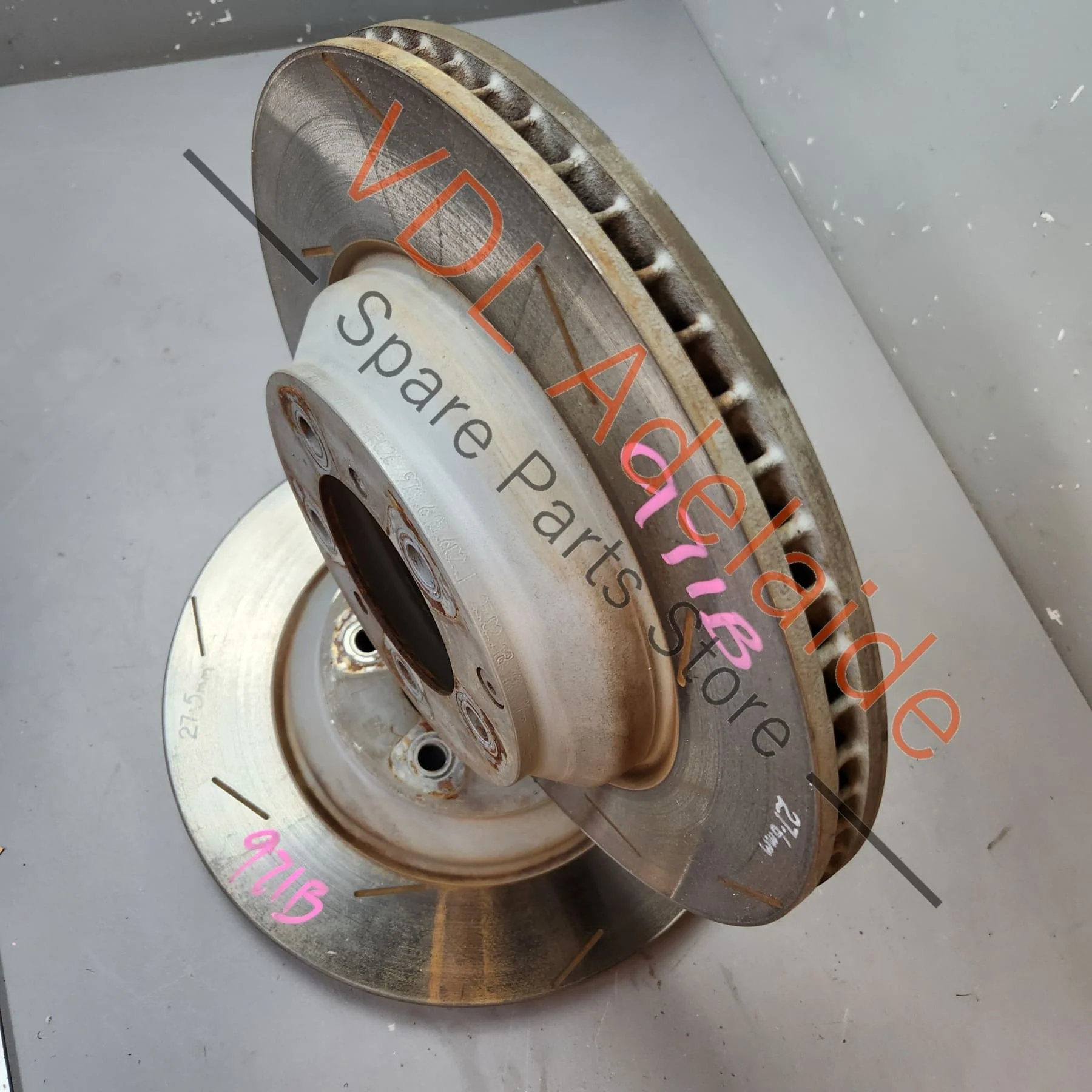 Porsche Panamera 971 Pair of Rear Disc Brake Rotors 390mm Left & Right - Image 7